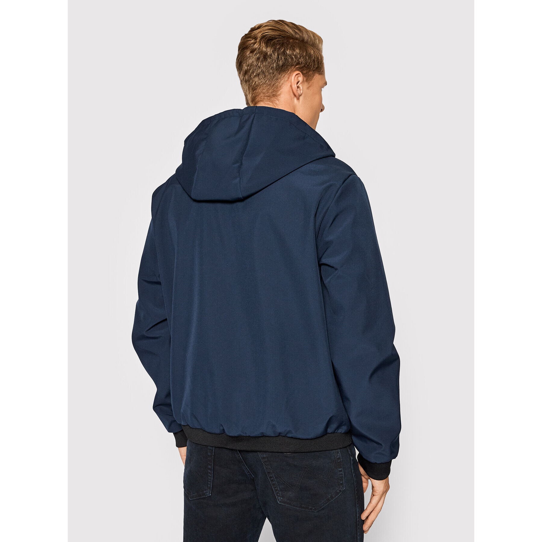 Jack&Jones Яке softshell Classic 12195434 Тъмносин Regular Fit - Pepit.bg