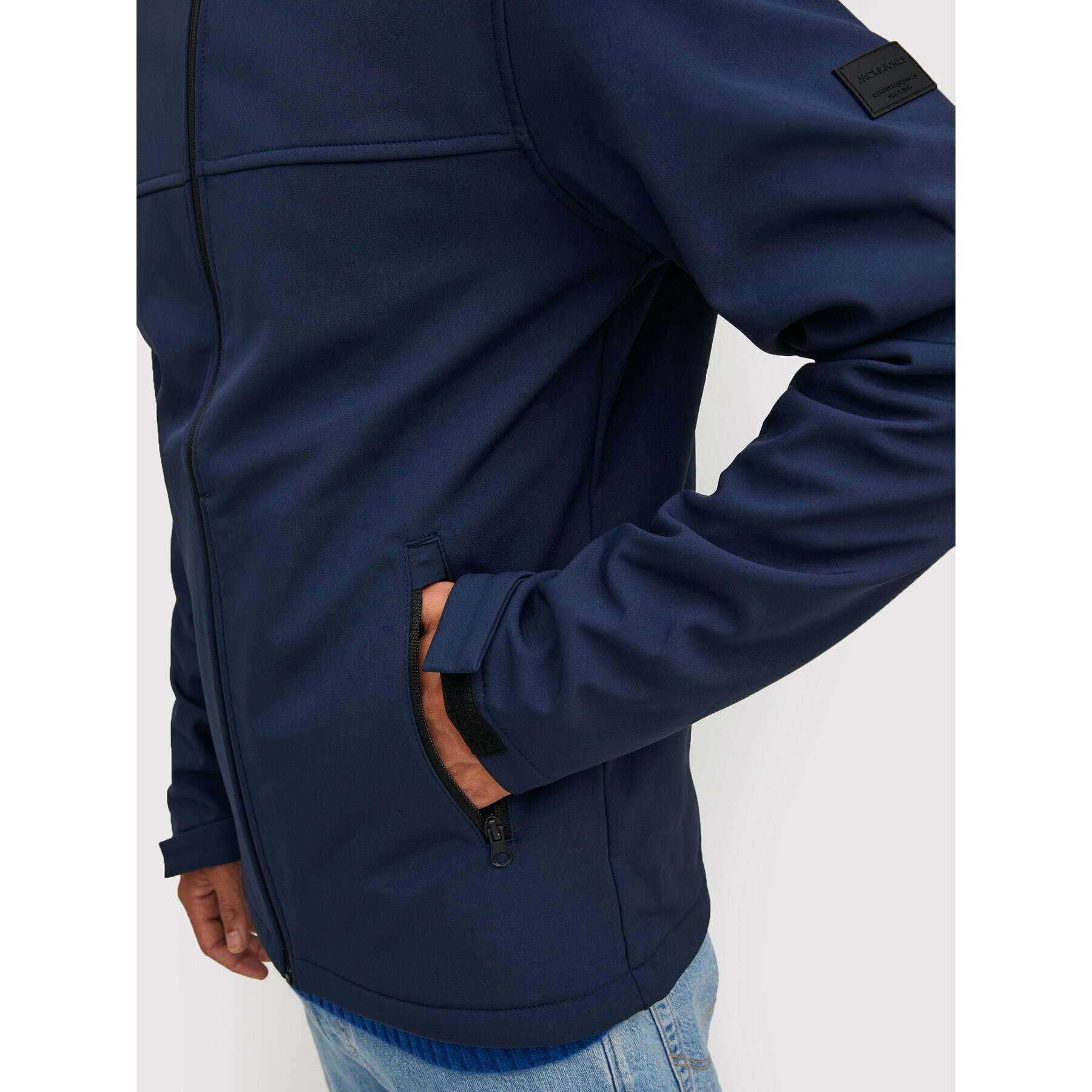 Jack&Jones Яке softshell Marvin 12212363 Тъмносин Regular Fit - Pepit.bg