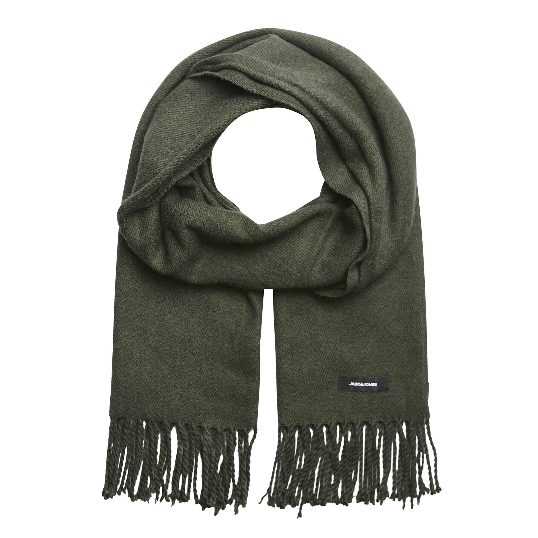 Jack&Jones Зимен шал 12140332 Зелен - Pepit.bg