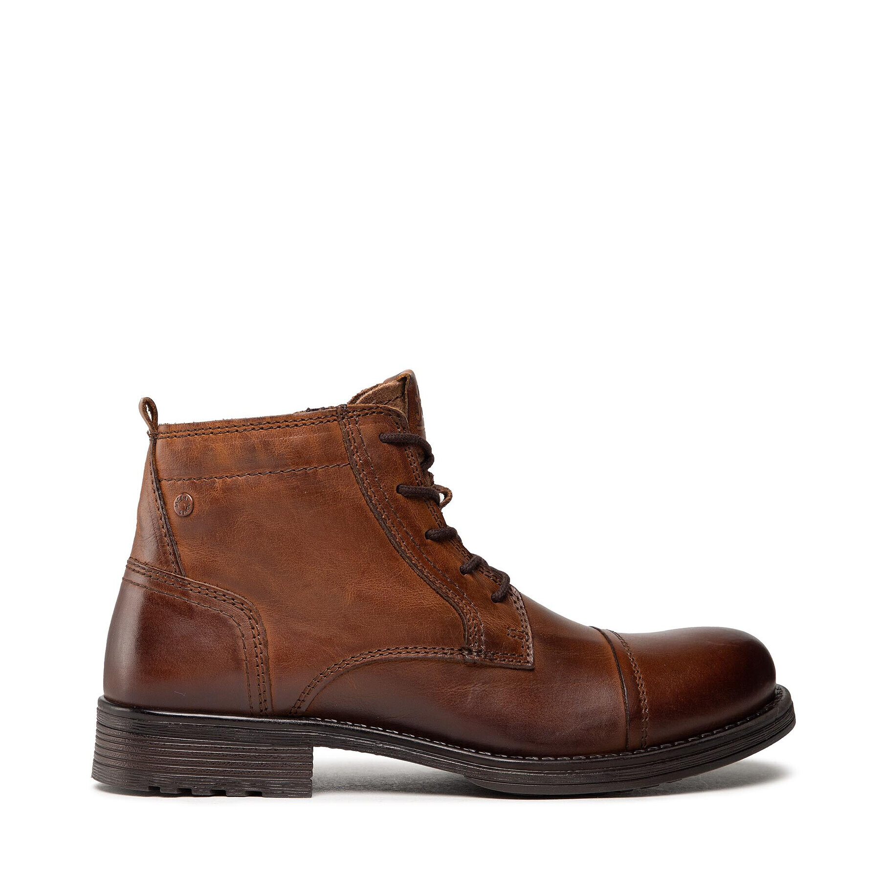 Jack&Jones Зимни обувки Jfwrussel Mid 12175958 Кафяв - Pepit.bg