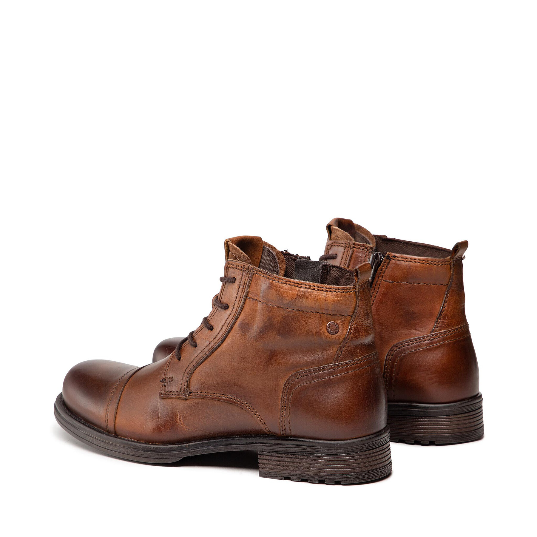 Jack&Jones Зимни обувки Jfwrussel Mid 12175958 Кафяв - Pepit.bg