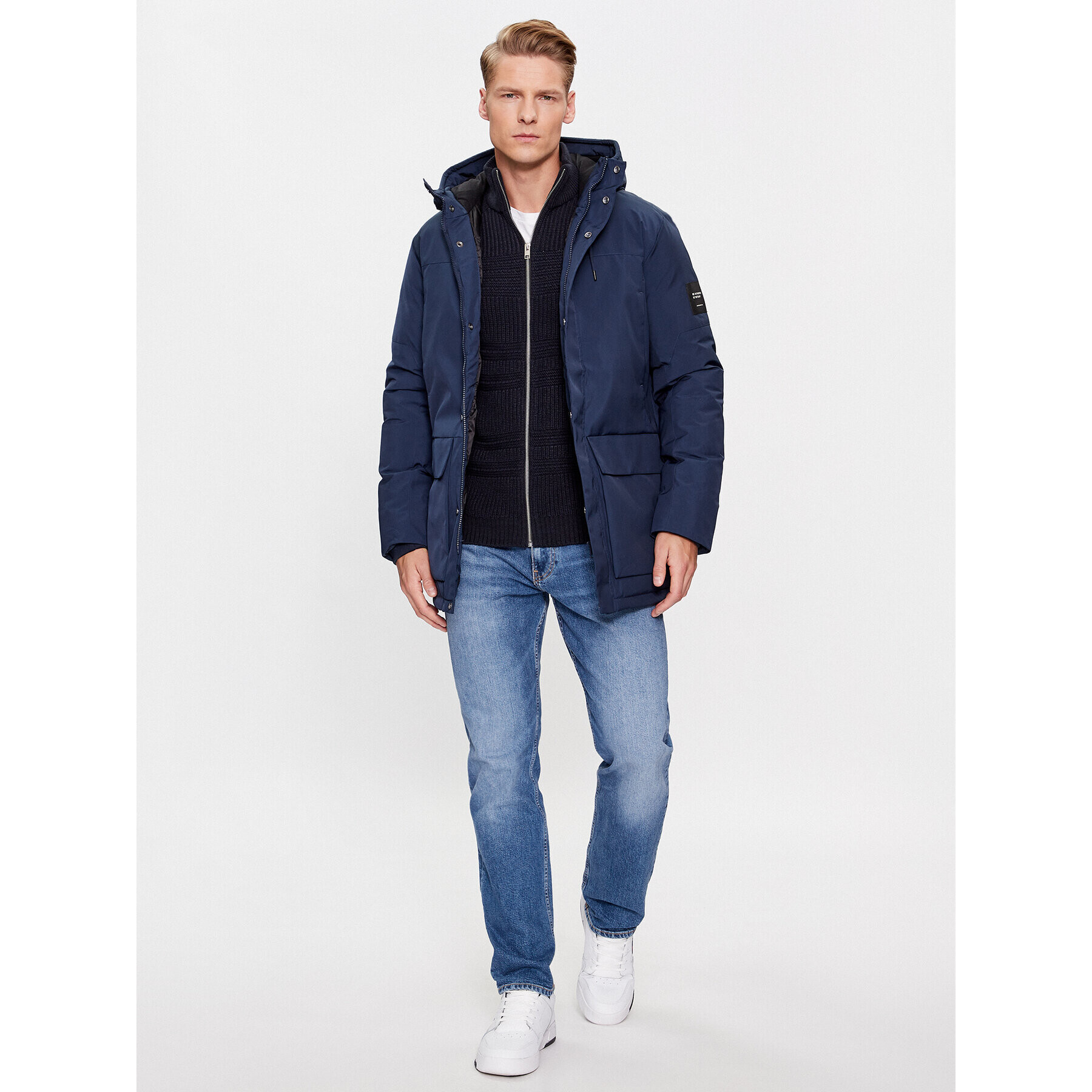 Jack&Jones Зимно яке 12235868 Тъмносин Regular Fit - Pepit.bg