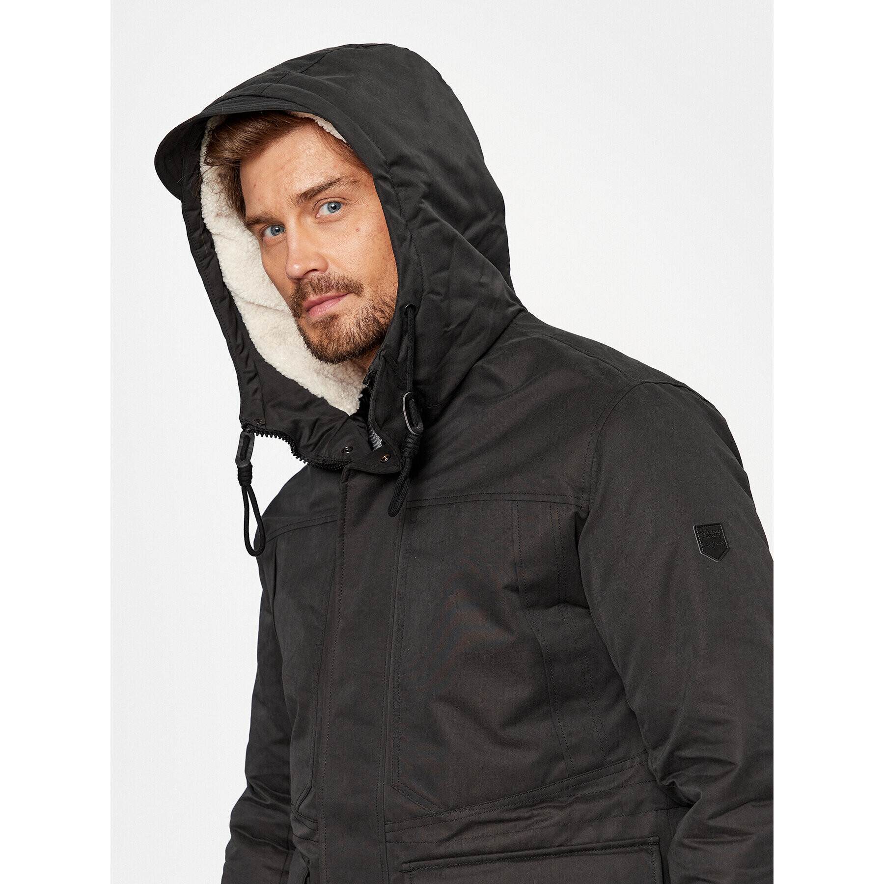 Jack&Jones Зимно яке 12235869 Черен Regular Fit - Pepit.bg
