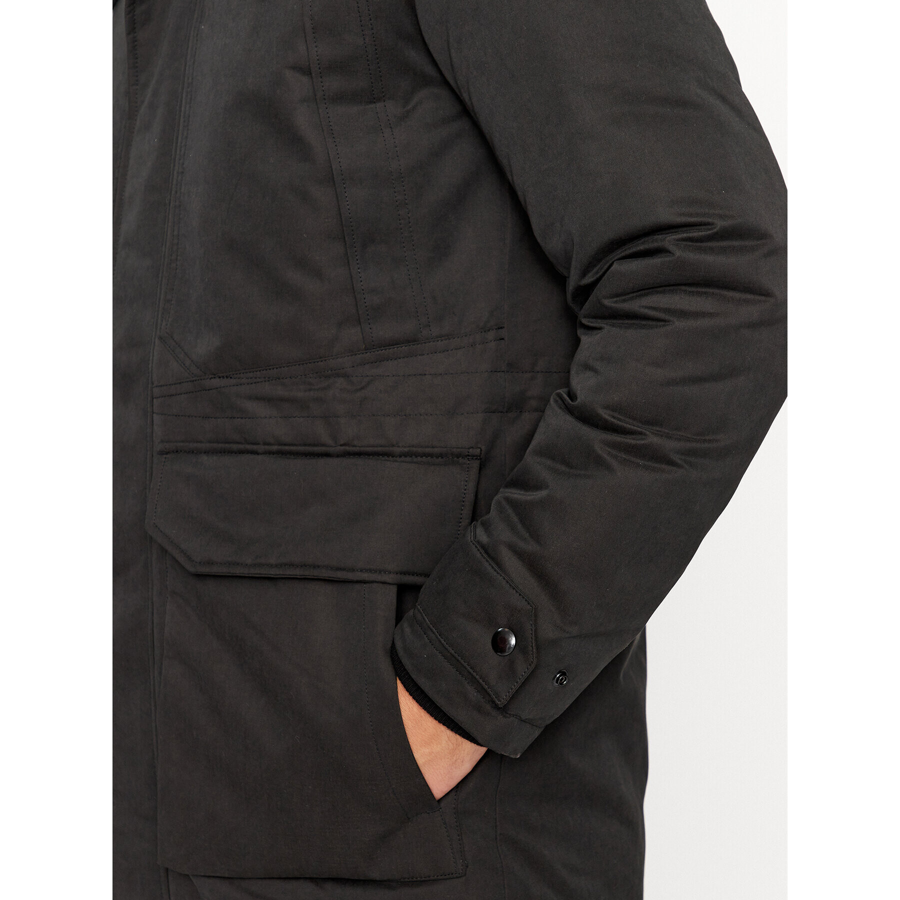 Jack&Jones Зимно яке 12235869 Черен Regular Fit - Pepit.bg