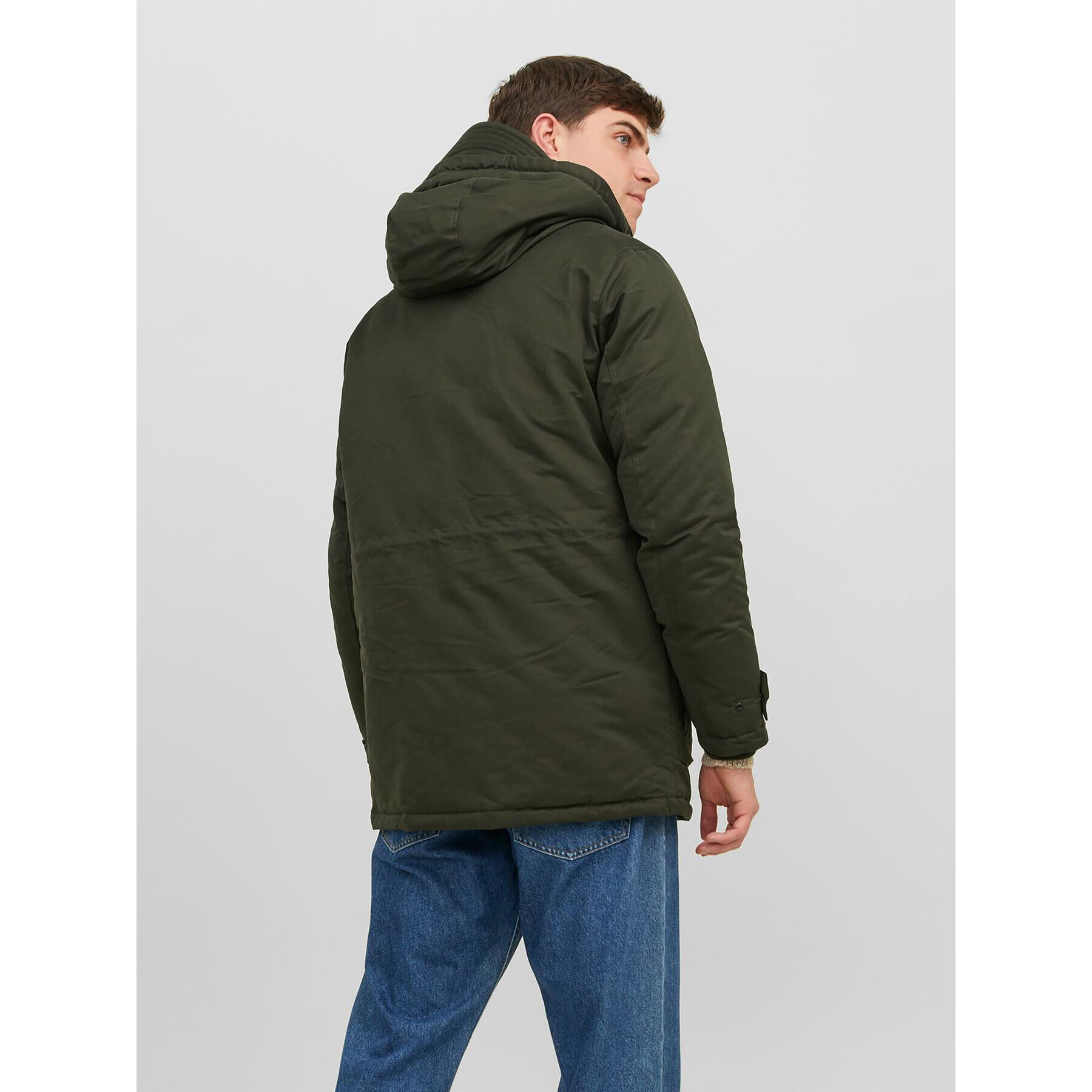 Jack&Jones Зимно яке 12235869 Зелен Regular Fit - Pepit.bg