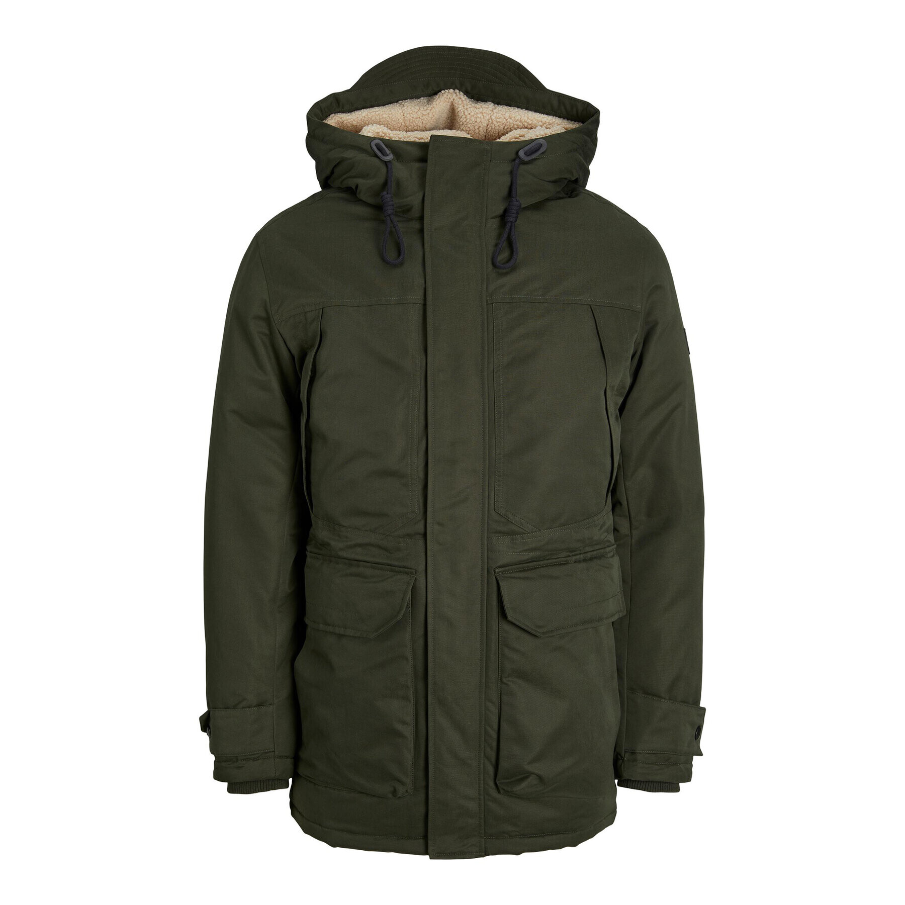 Jack&Jones Зимно яке 12235869 Зелен Regular Fit - Pepit.bg