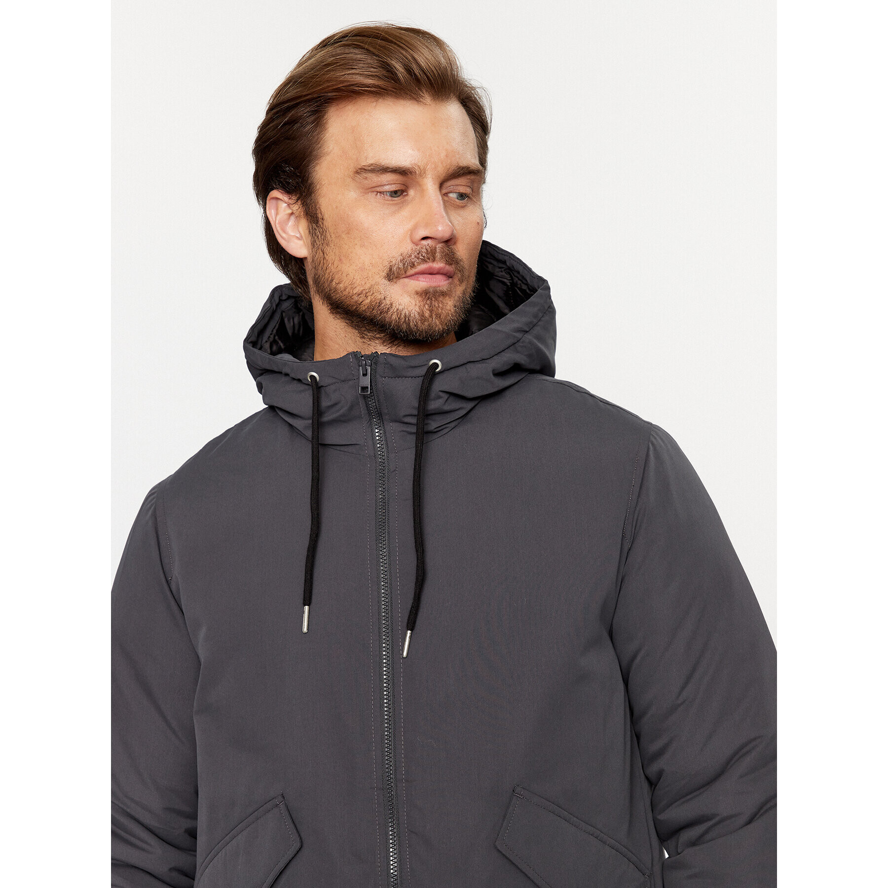 Jack&Jones Зимно яке 12236010 Сив Regular Fit - Pepit.bg