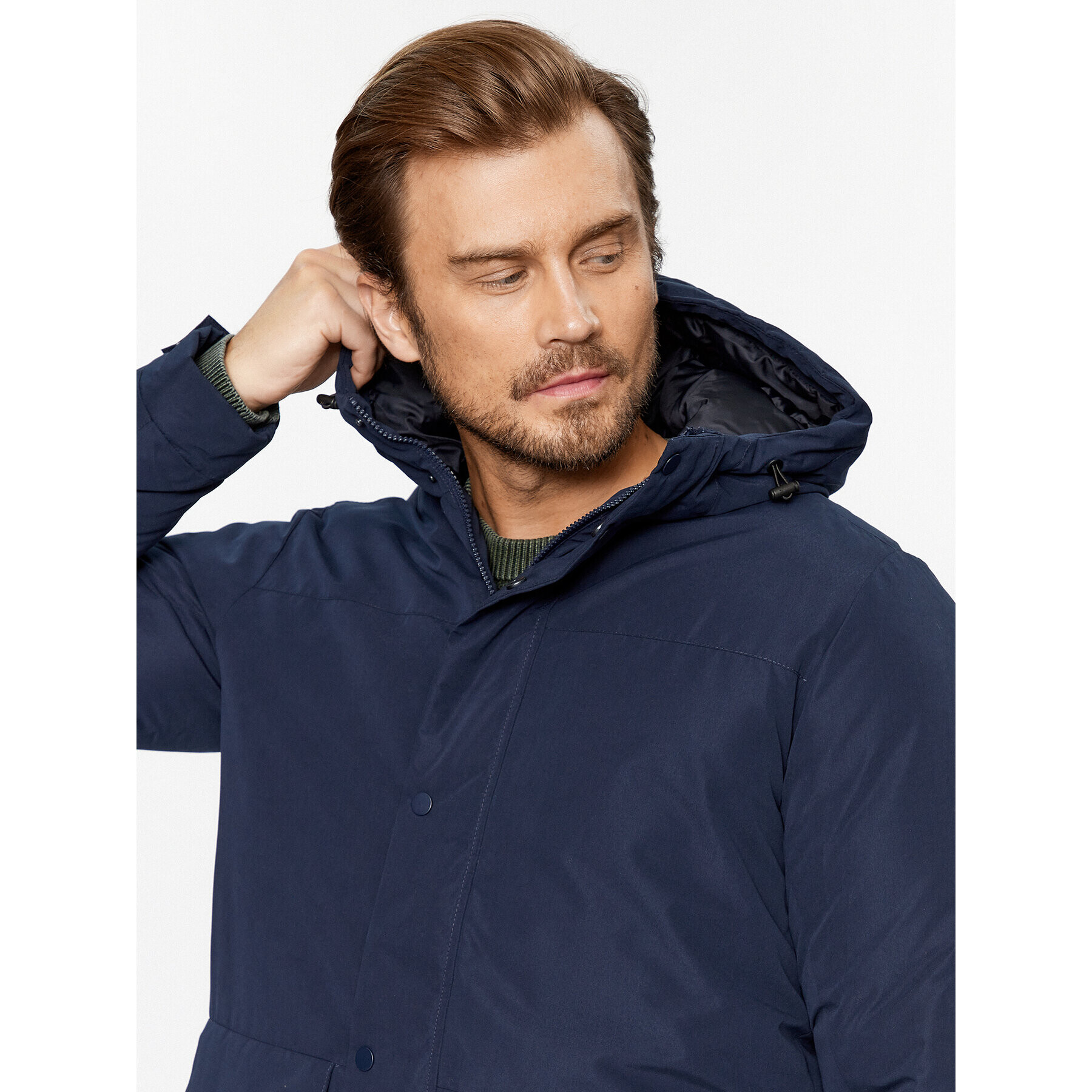 Jack&Jones Зимно яке 12236015 Тъмносин Regular Fit - Pepit.bg