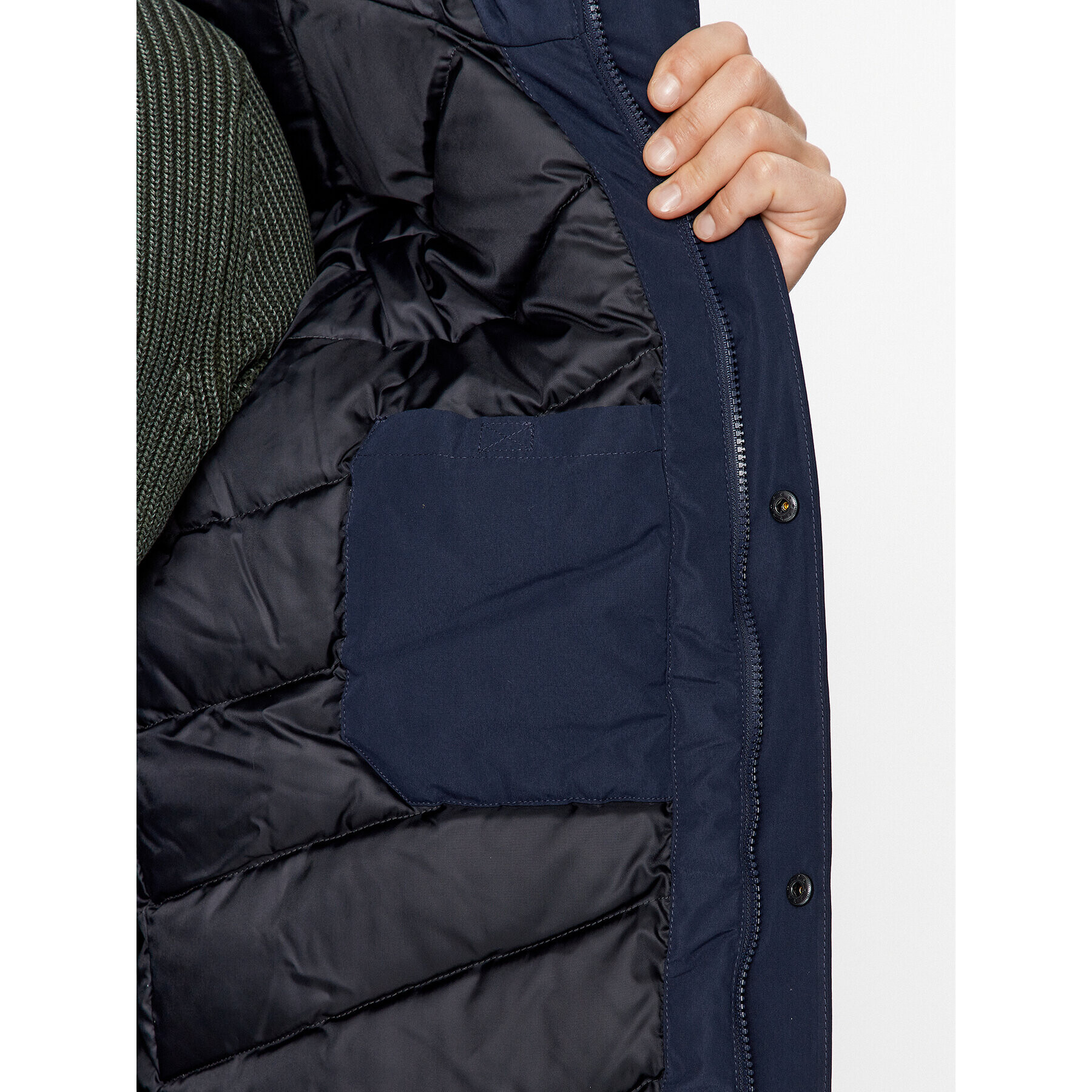 Jack&Jones Зимно яке 12236015 Тъмносин Regular Fit - Pepit.bg
