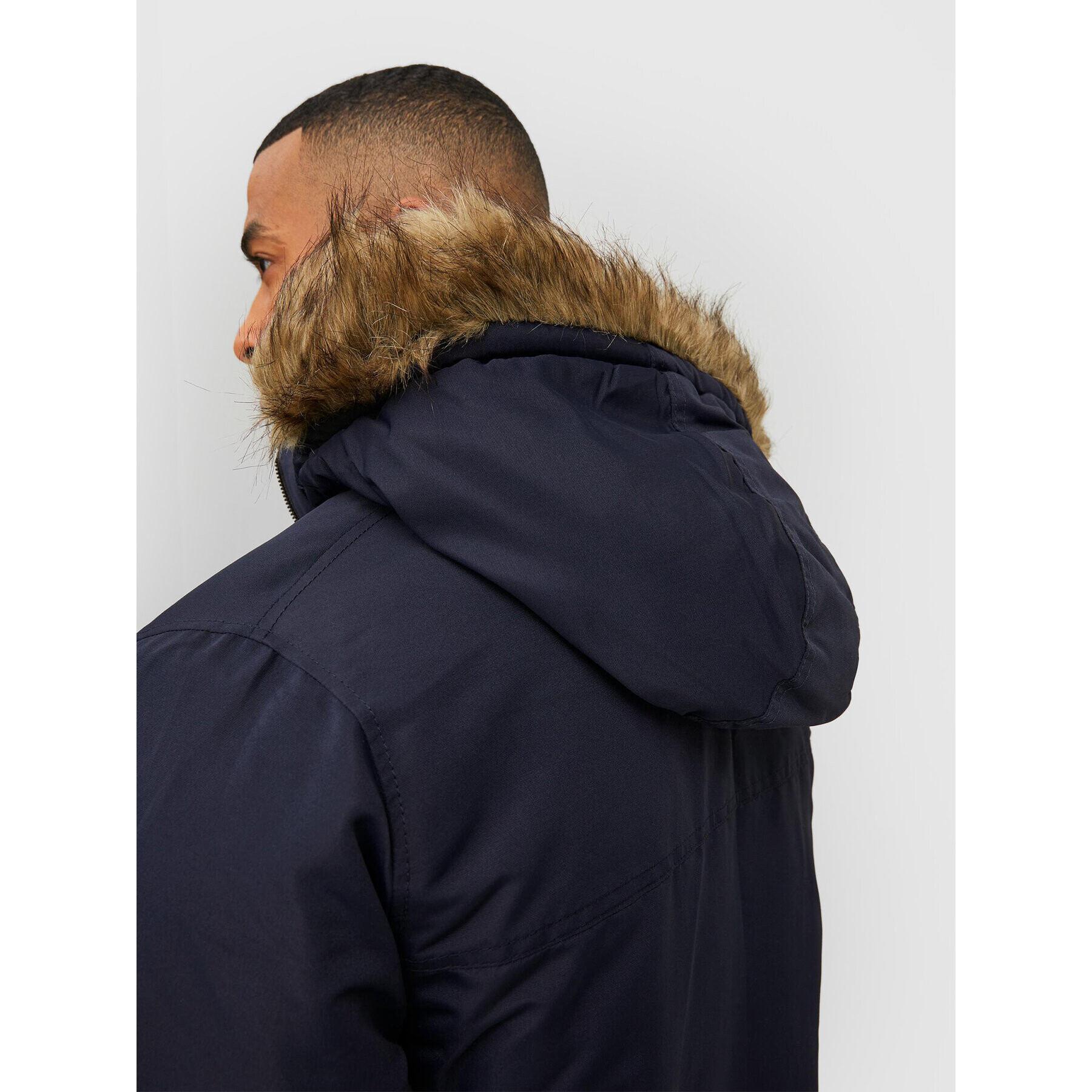 Jack&Jones Зимно яке Craft 12211773 Тъмносин Regular Fit - Pepit.bg