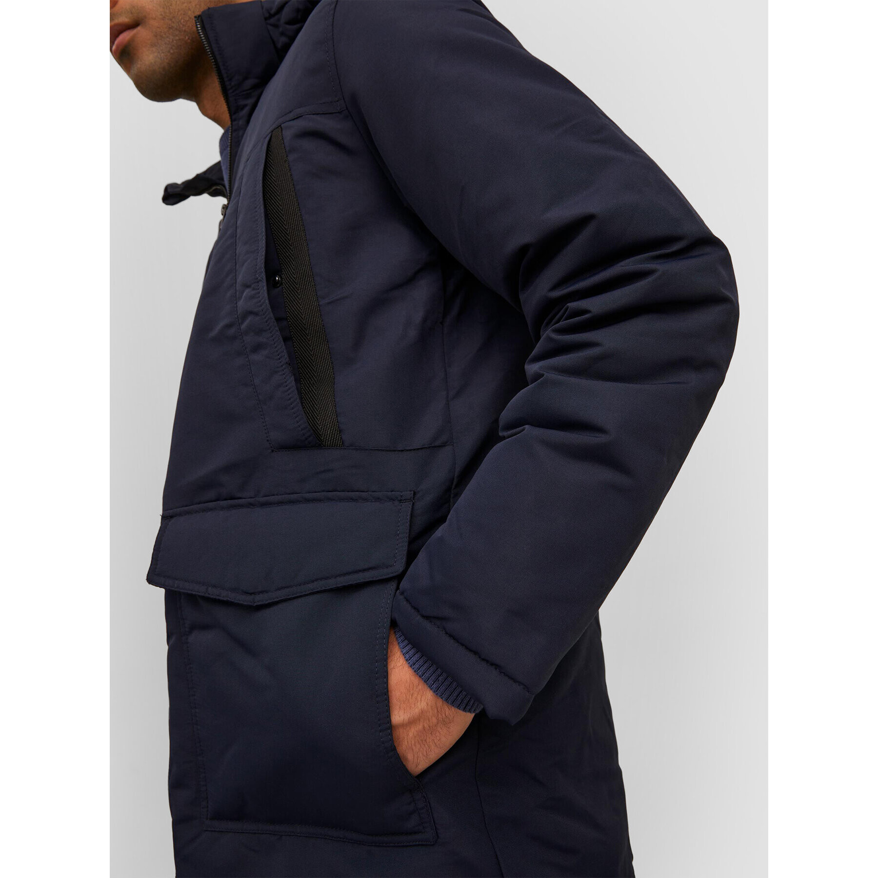 Jack&Jones Зимно яке Craft 12211773 Тъмносин Regular Fit - Pepit.bg