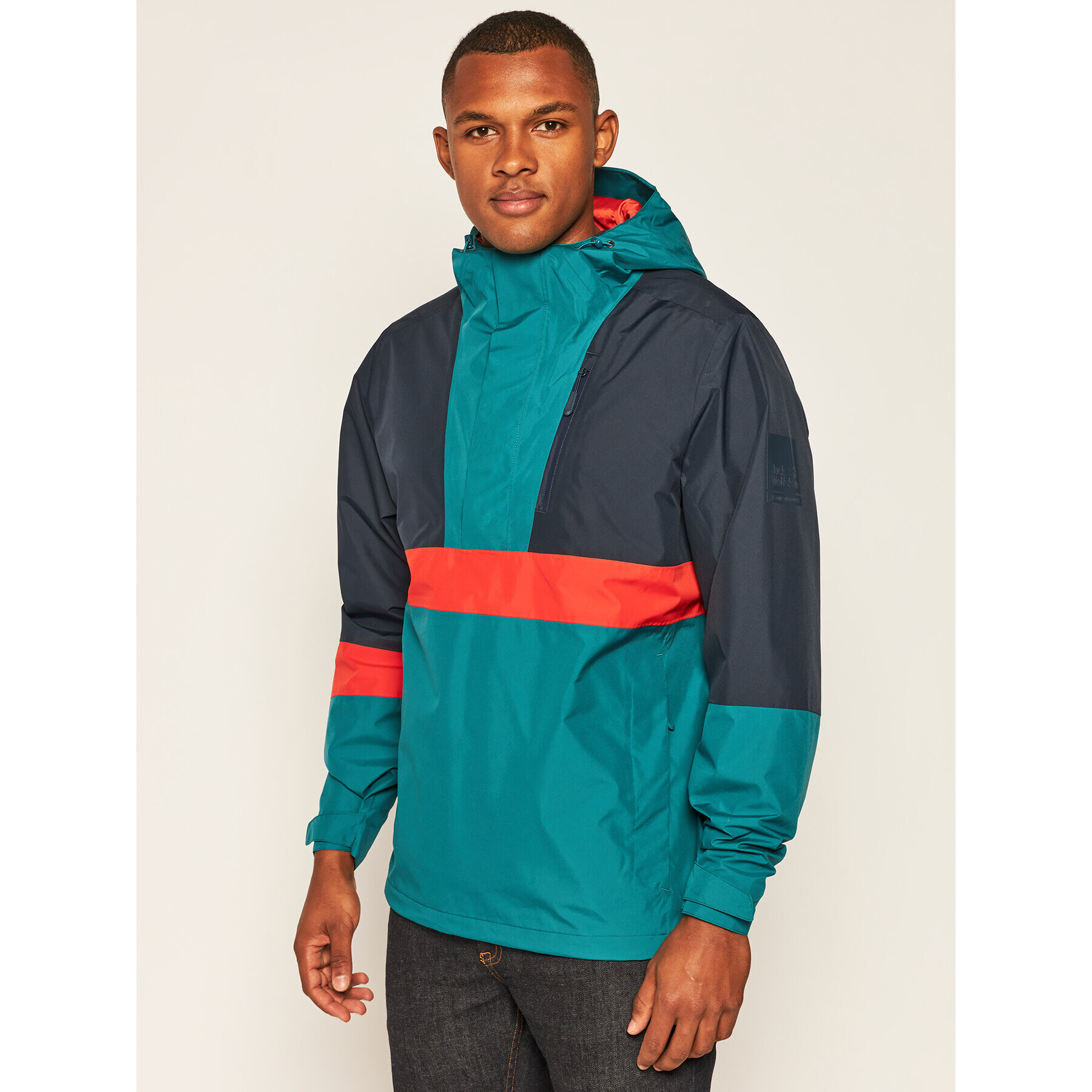 Jack Wolfskin Анорак 365 Booster 1112811 Зелен Regular Fit - Pepit.bg