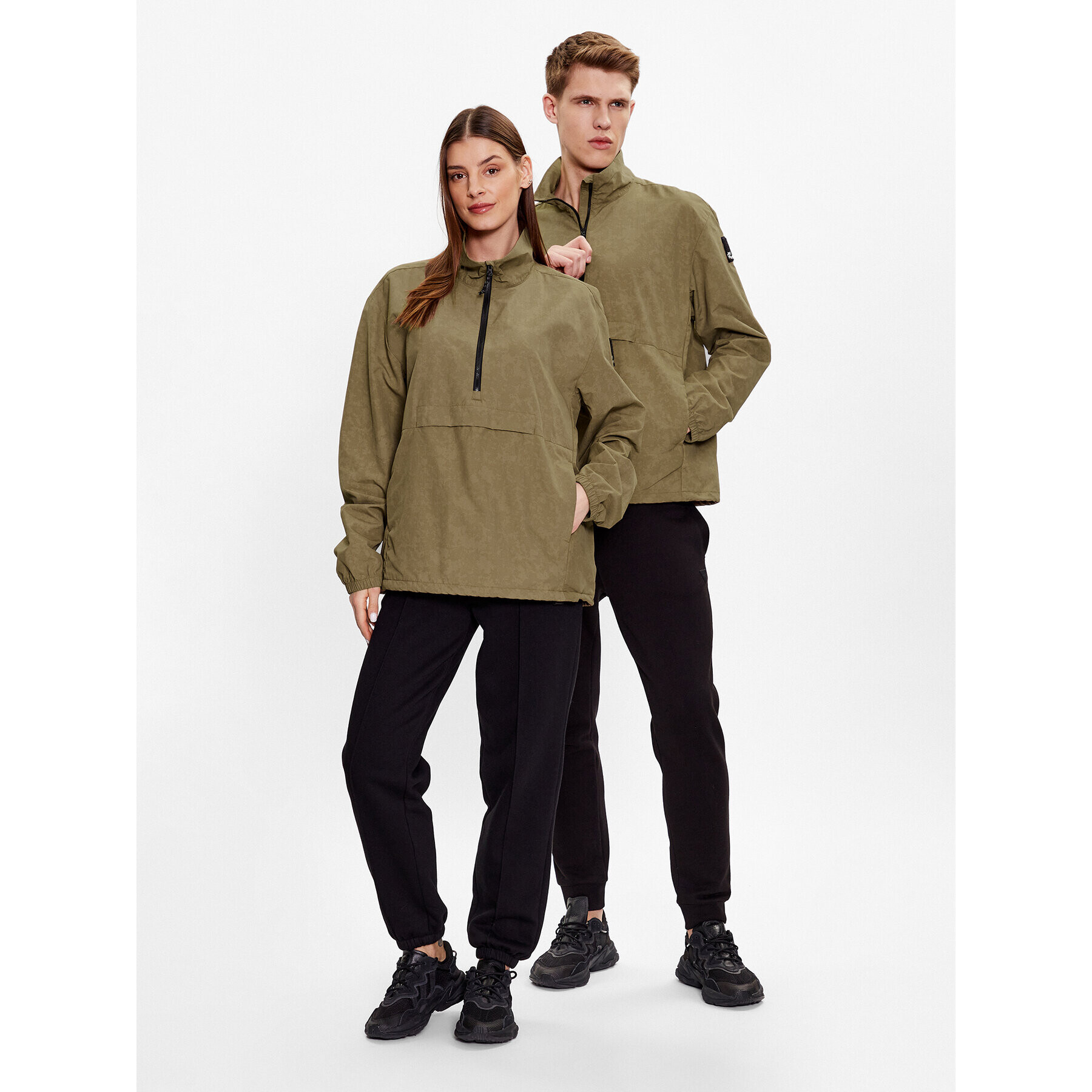 Jack Wolfskin Анорак Unisex Konstabler 1307501 Каки Relaxed Fit - Pepit.bg