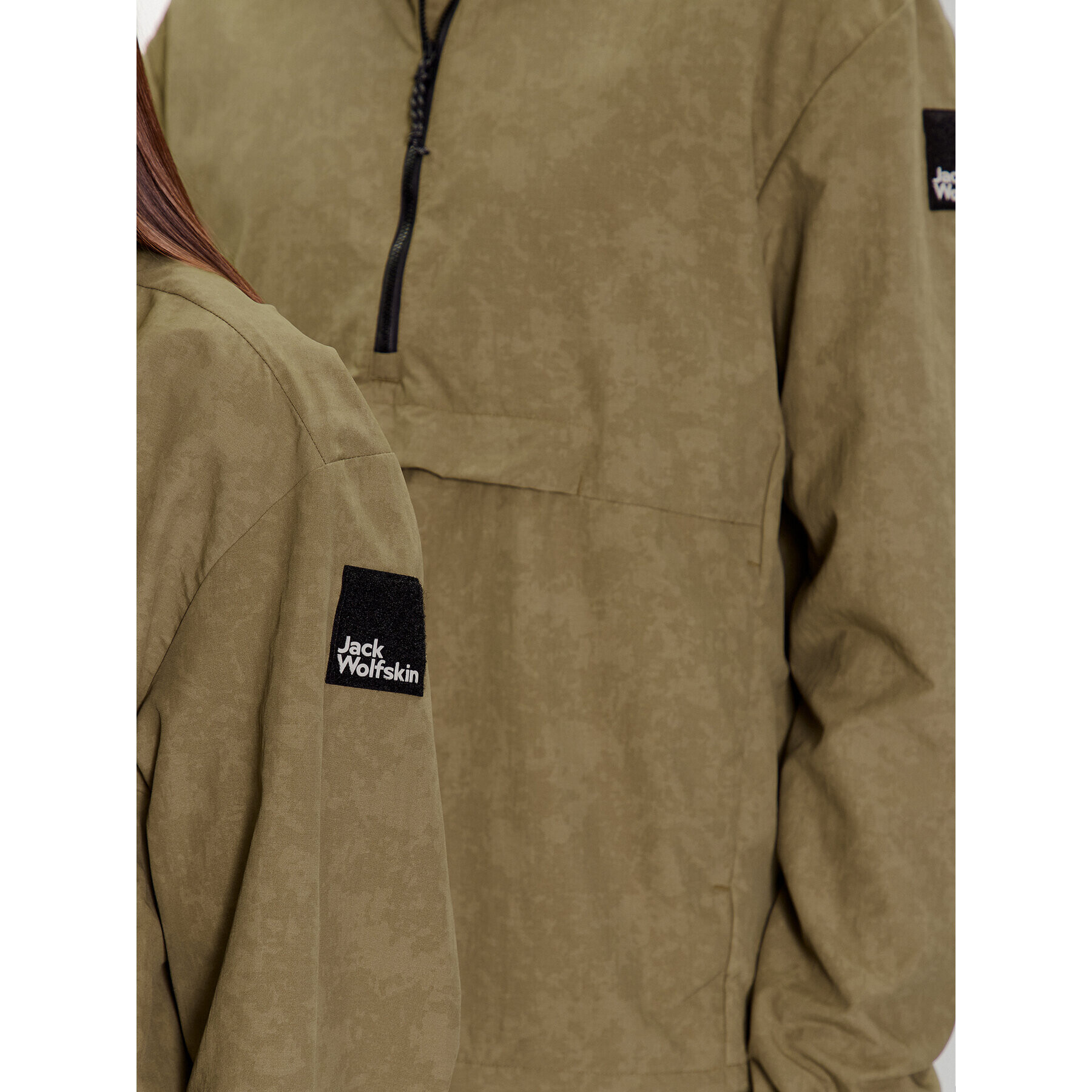 Jack Wolfskin Анорак Unisex Konstabler 1307501 Каки Relaxed Fit - Pepit.bg