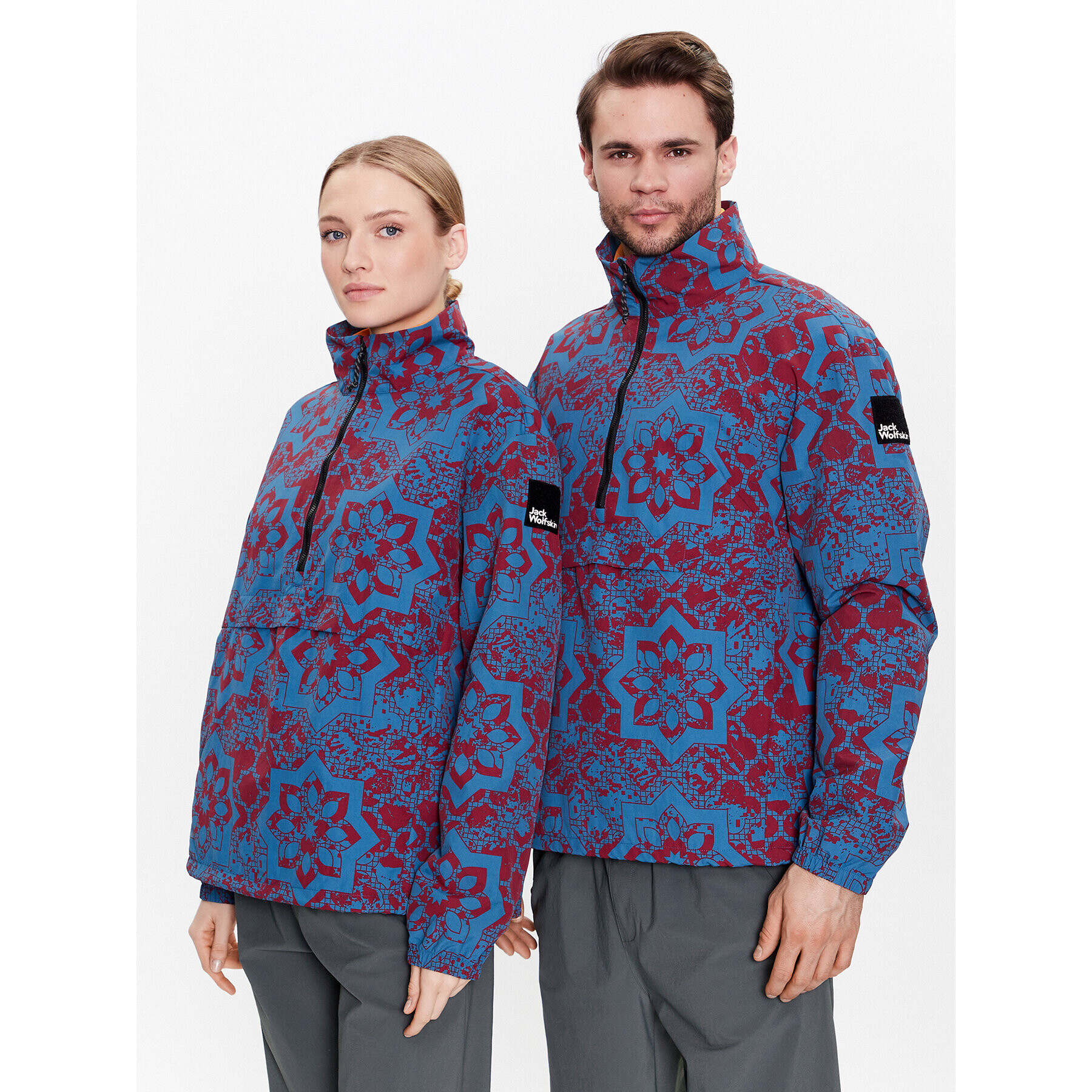 Jack Wolfskin Анорак Unisex Konstabler 1307501 Тъмносин Relaxed Fit - Pepit.bg