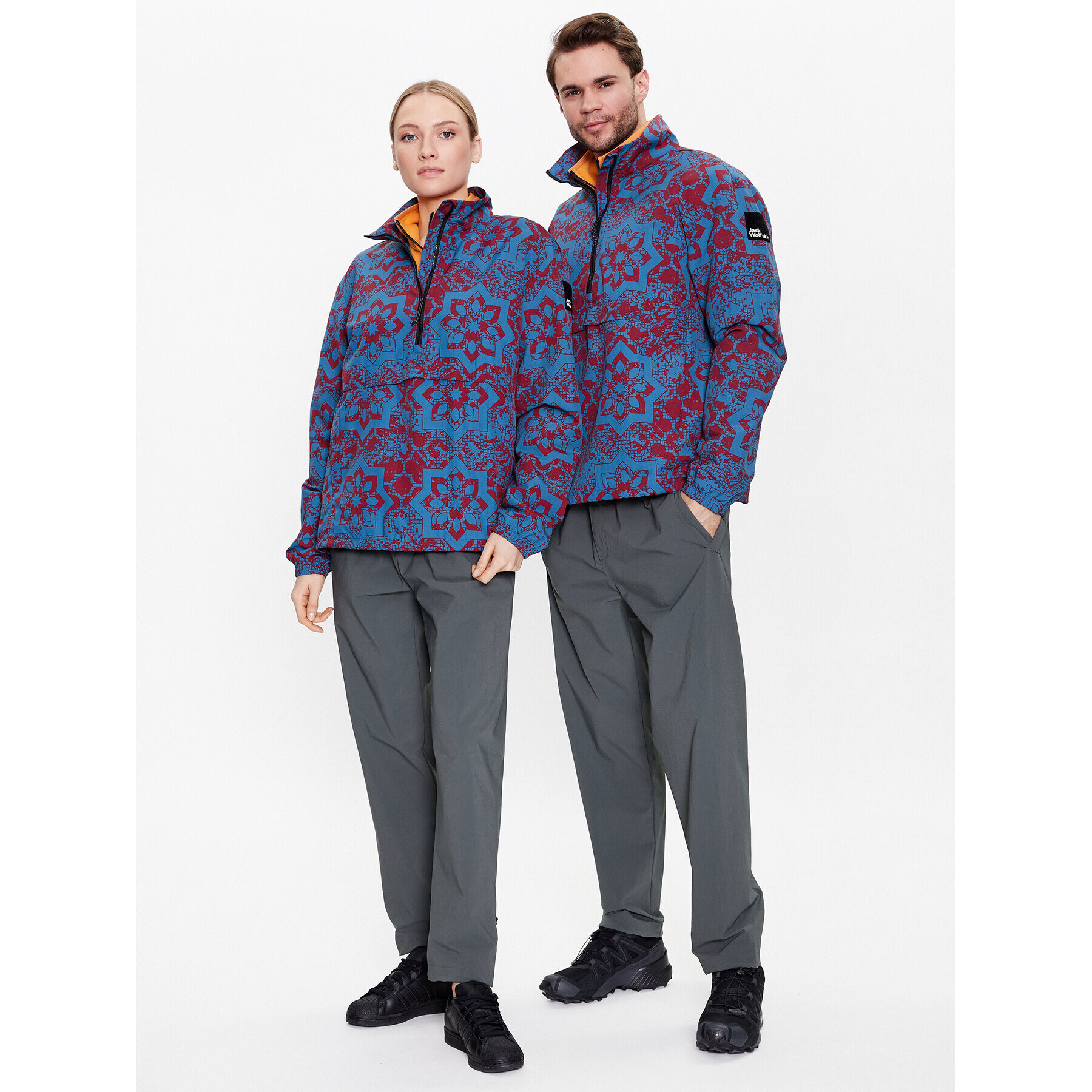 Jack Wolfskin Анорак Unisex Konstabler 1307501 Тъмносин Relaxed Fit - Pepit.bg