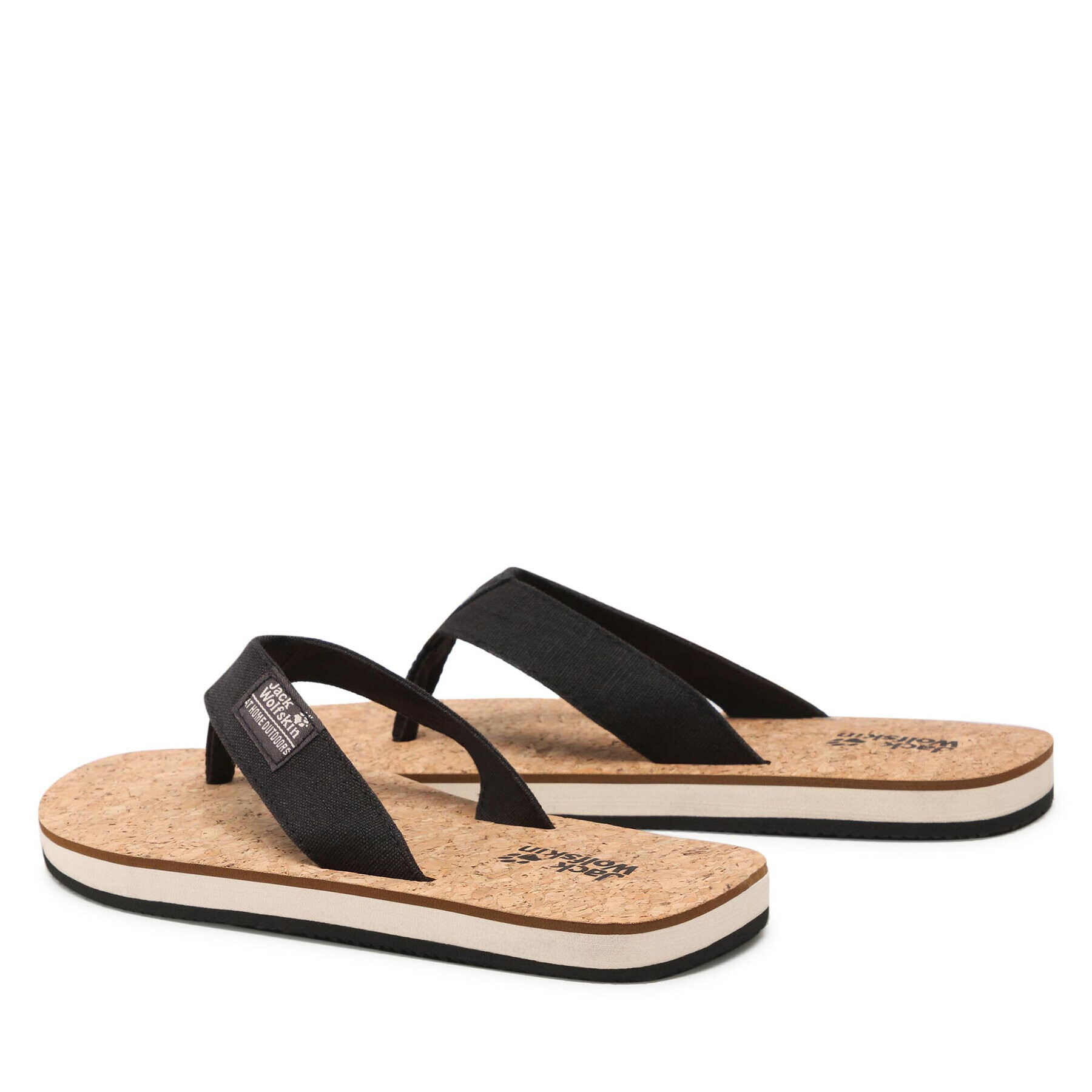 Jack Wolfskin Джапанки Ecostride 2 Slipper W 4051931 Черен - Pepit.bg