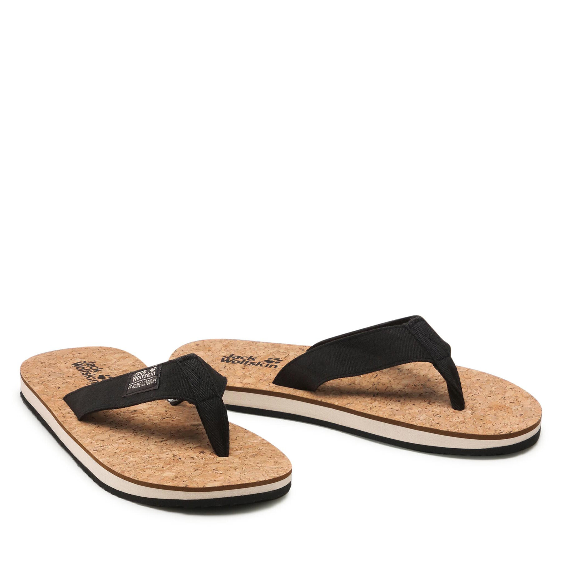 Jack Wolfskin Джапанки Ecostride 2 Slipper W 4051931 Черен - Pepit.bg