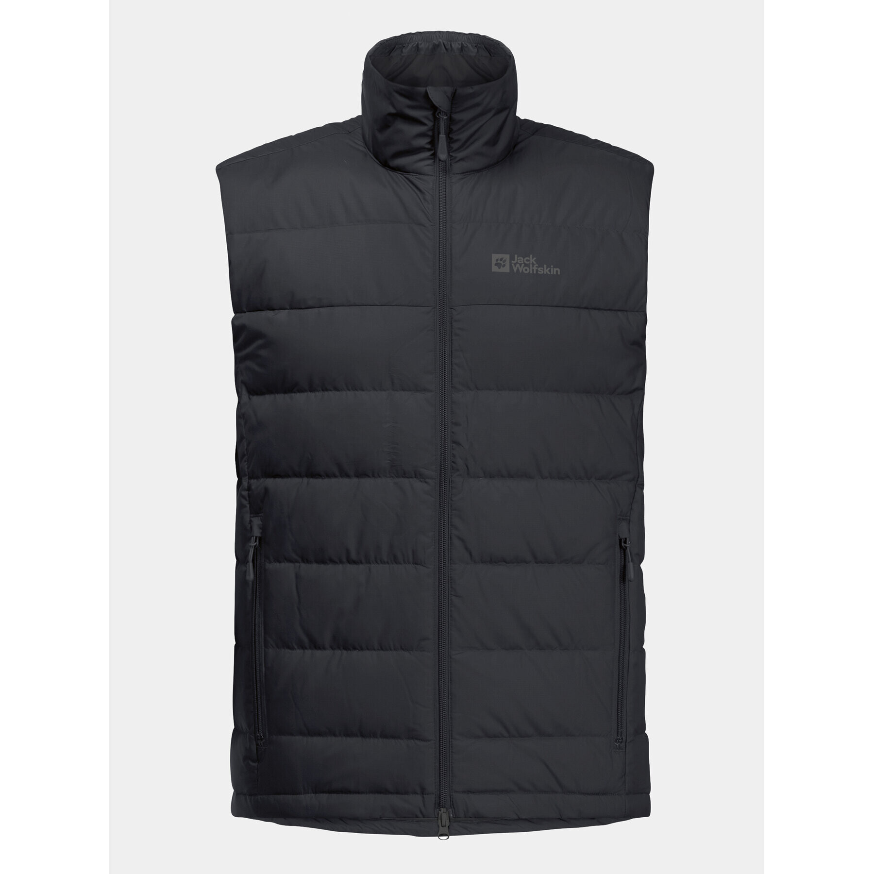 Jack Wolfskin Елек Ather Down Vest 1207691 Черен Regular Fit - Pepit.bg