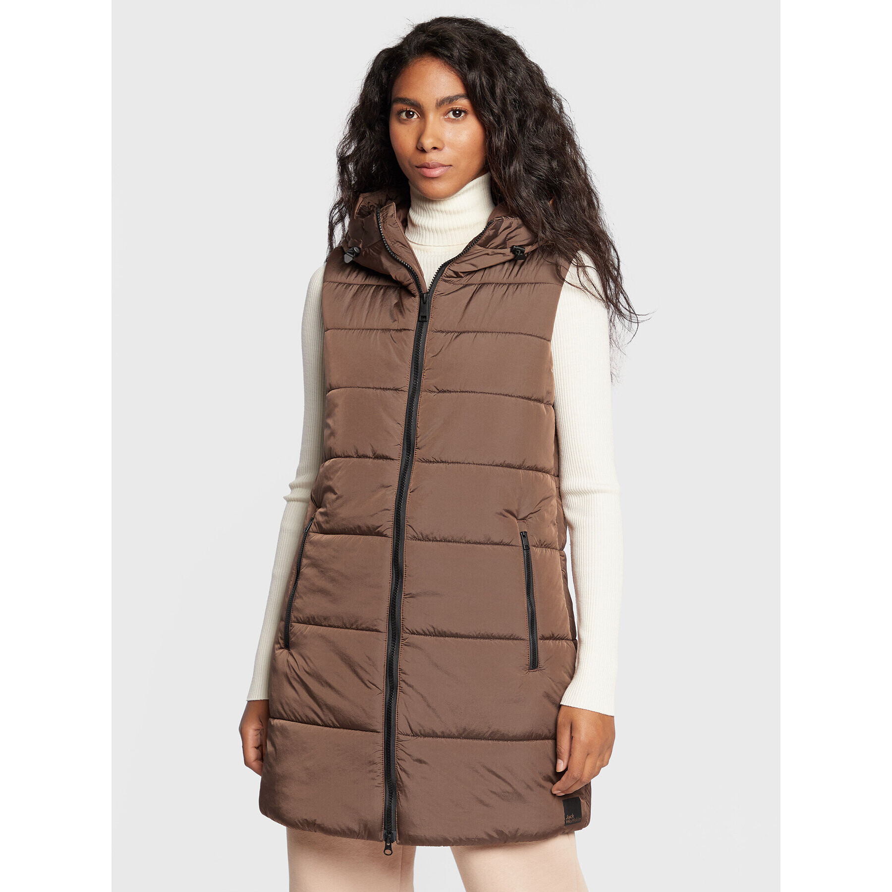 Jack Wolfskin Елек Eisbach 1206991 Кафяв Regular Fit - Pepit.bg