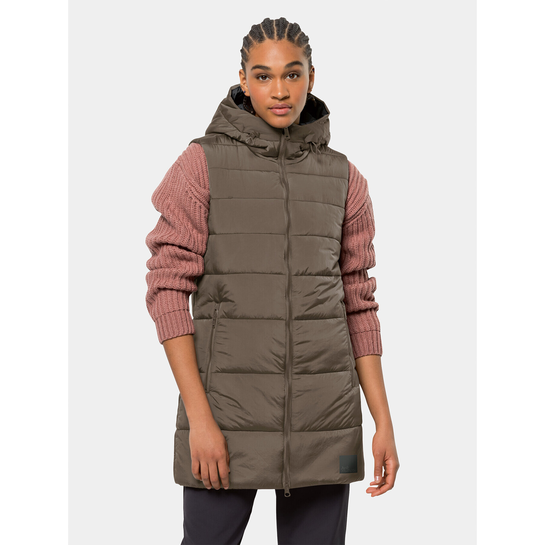 Jack Wolfskin Елек Eisbach Vest 1206991 Кафяв Regular Fit - Pepit.bg