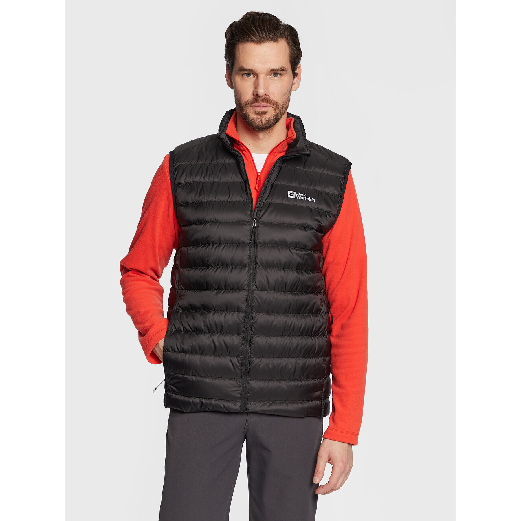 Jack Wolfskin Елек Pack & Go 1207011 Черен Regular Fit - Pepit.bg