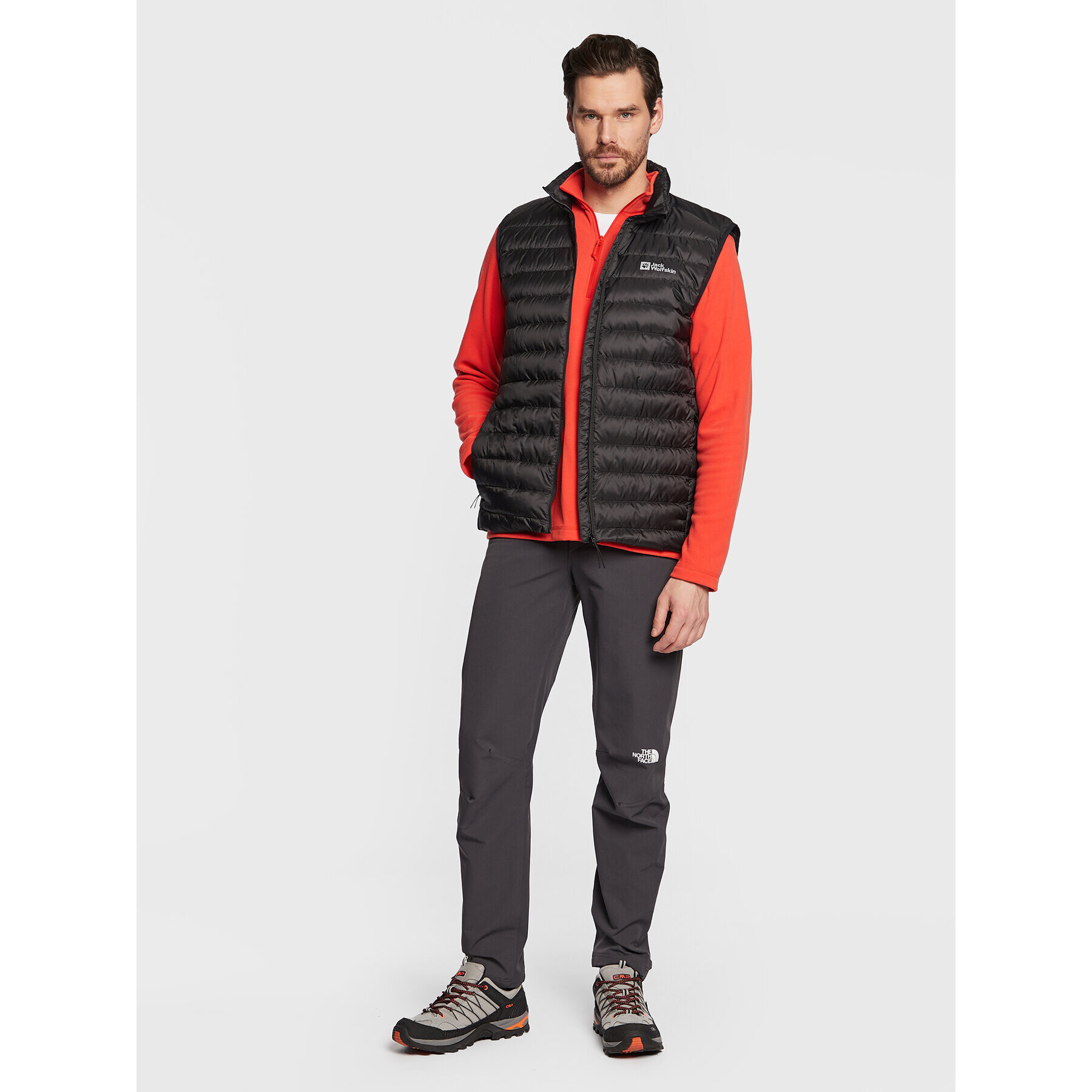 Jack Wolfskin Елек Pack & Go 1207011 Черен Regular Fit - Pepit.bg