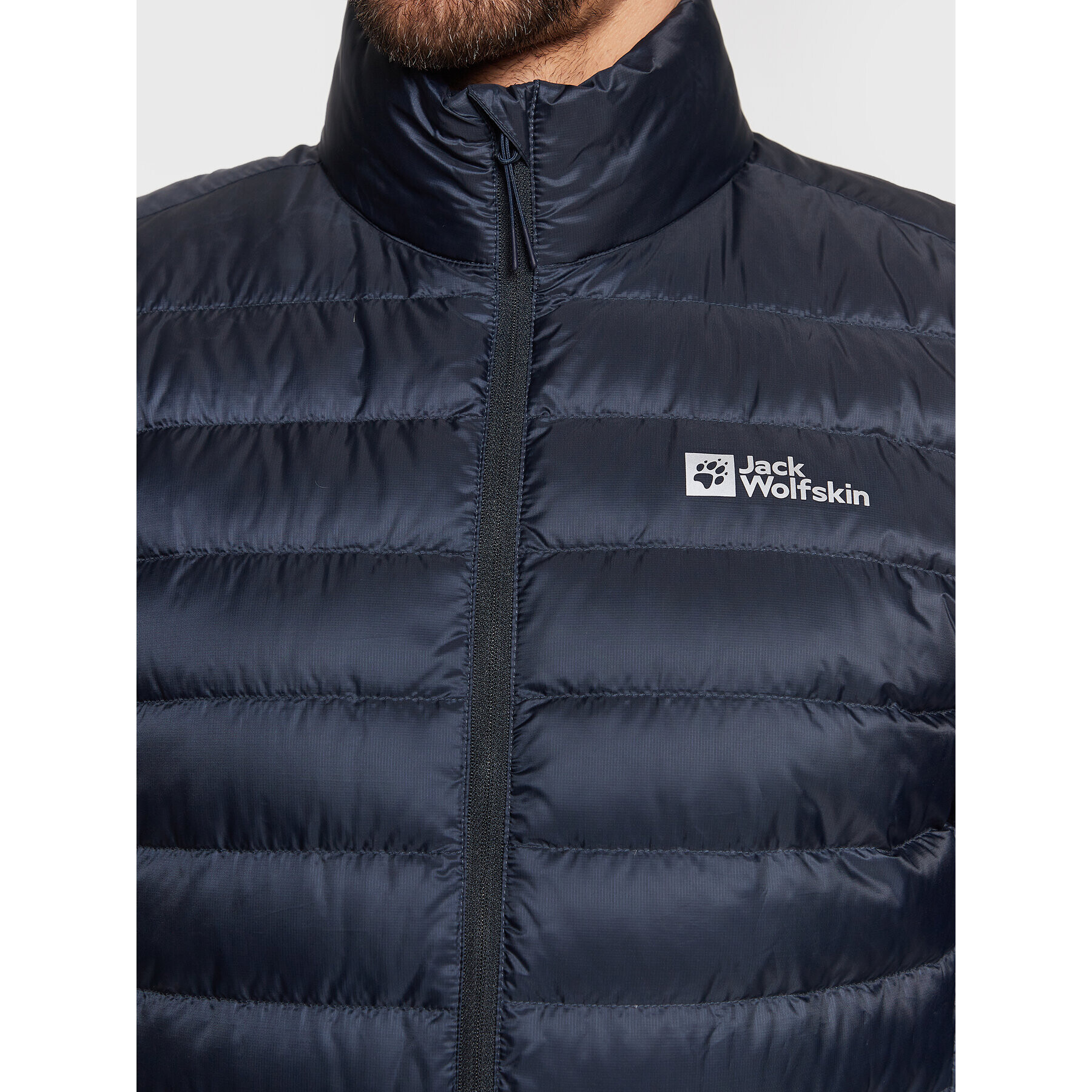 Jack Wolfskin Елек Pack & Go 1207011 Тъмносин Regular Fit - Pepit.bg