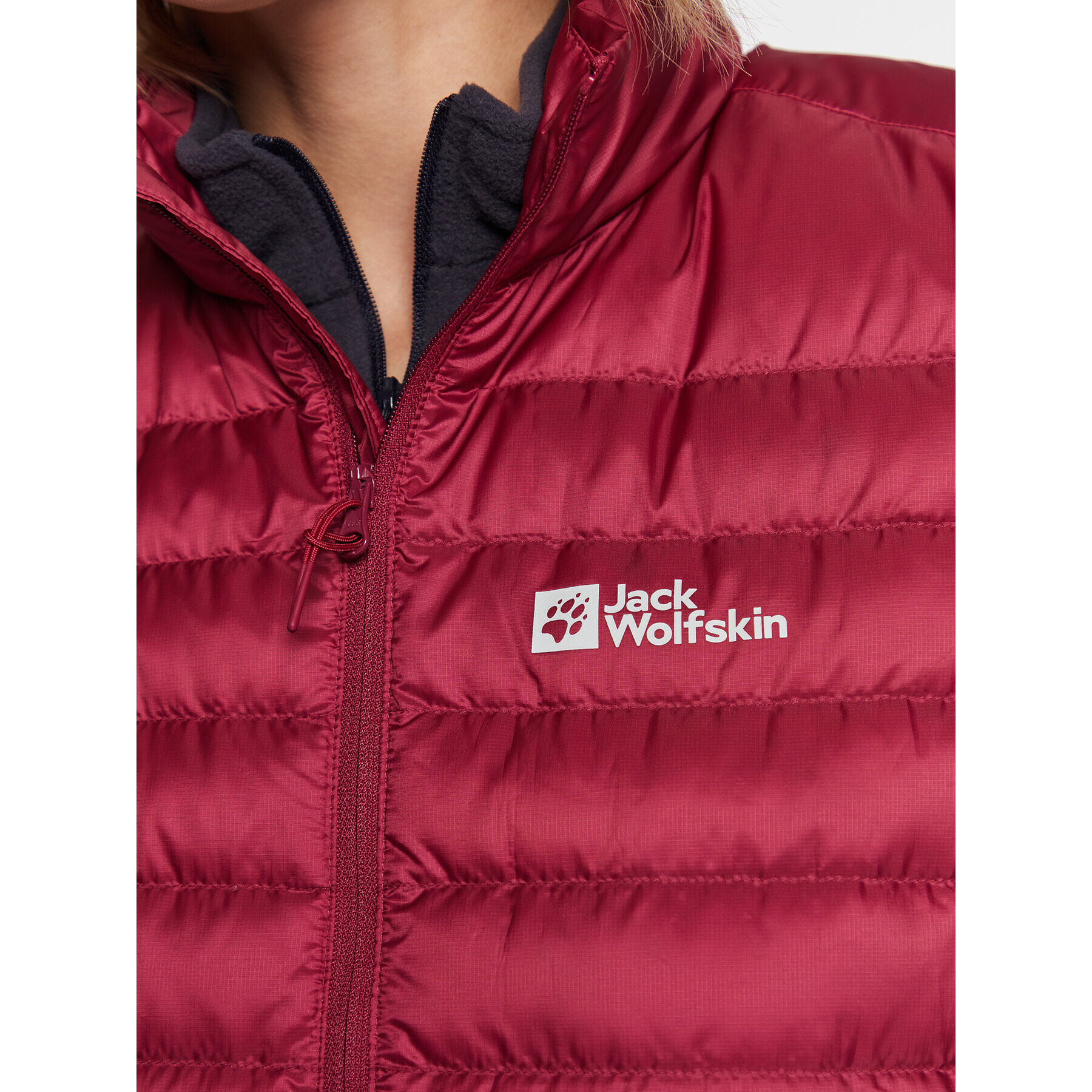 Jack Wolfskin Елек Pack & Go 1207031 Бордо Regular Fit - Pepit.bg