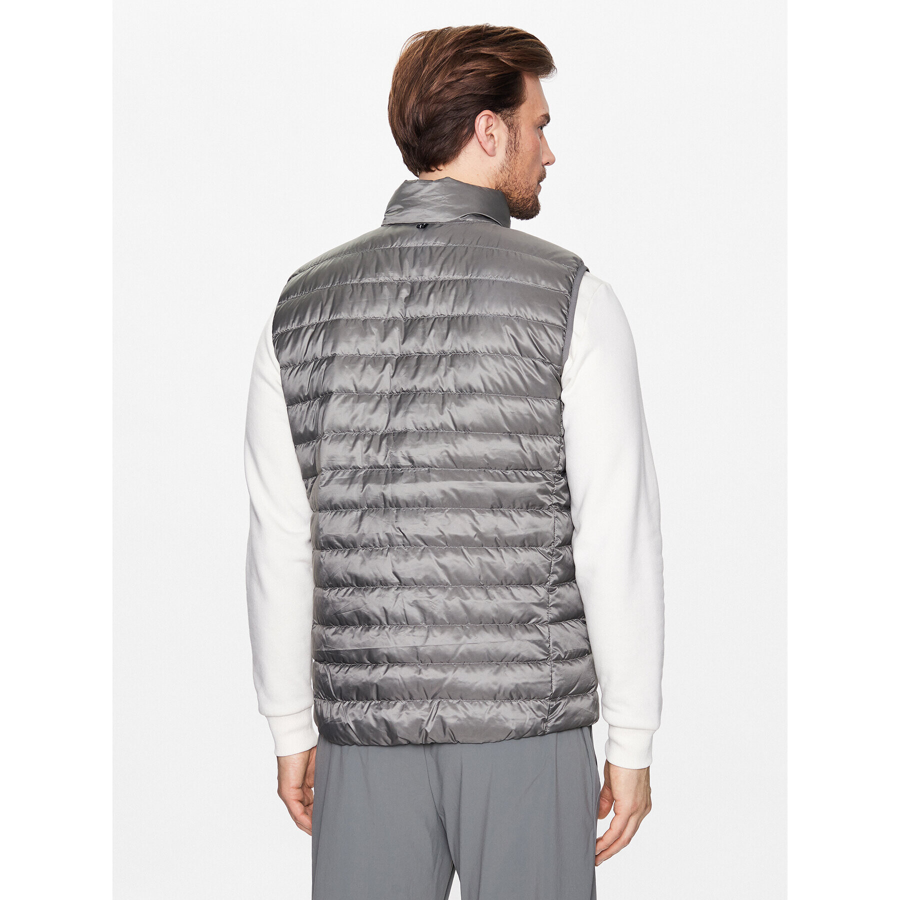 Jack Wolfskin Елек Pack & Go Down 1207011 Сив Regular Fit - Pepit.bg