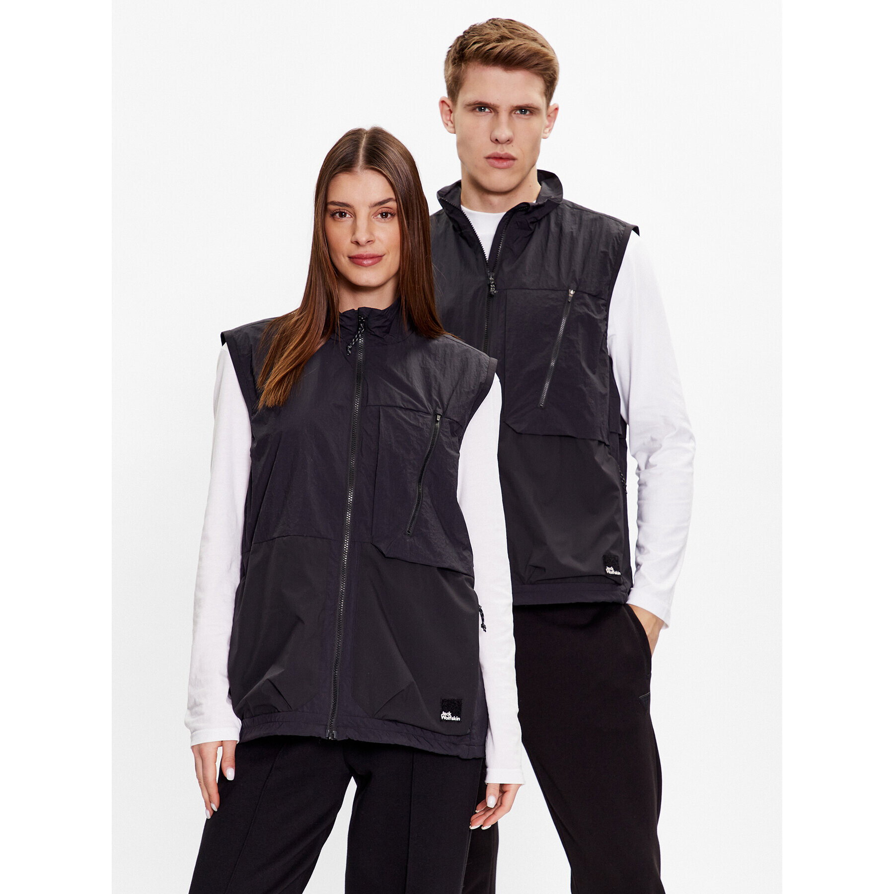 Jack Wolfskin Елек Unisex Friedberger 1307511 Черен Regular Fit - Pepit.bg