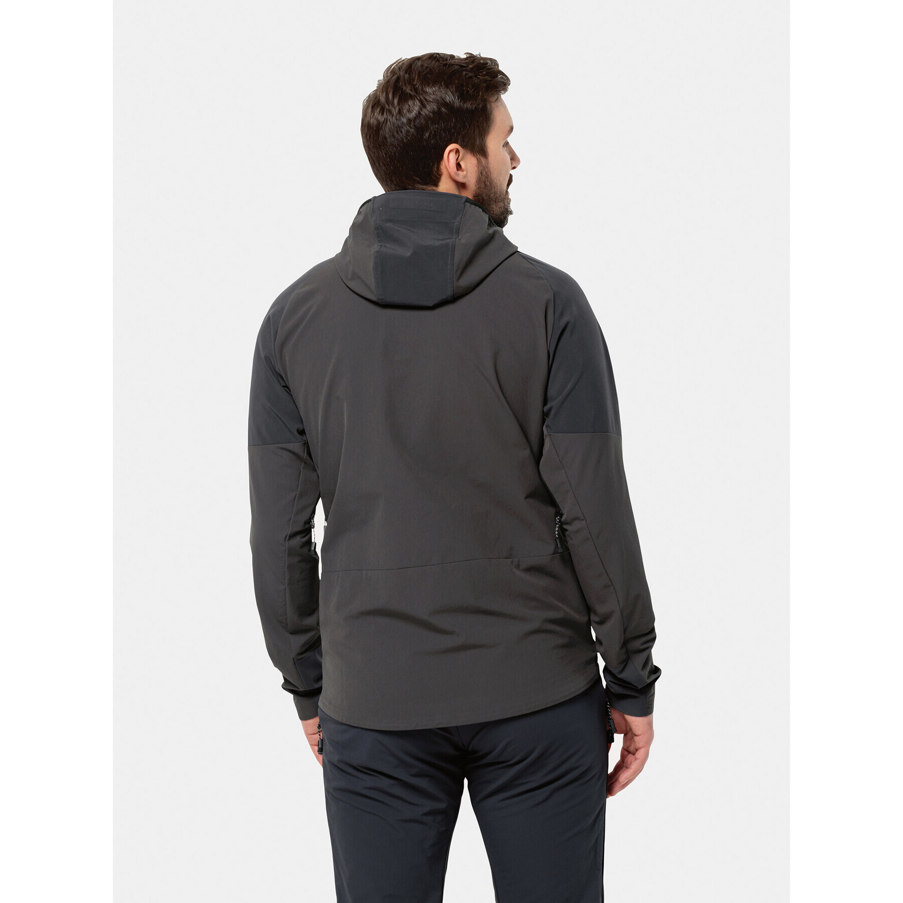 Jack Wolfskin Яке softshell Alpspitze Hoody 1307771 Черен Regular Fit - Pepit.bg