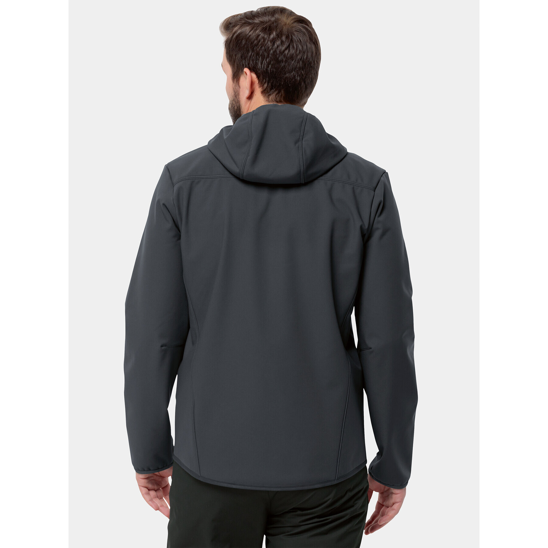 Jack Wolfskin Яке softshell Bornberg Hoody 1307471 Черен Regular Fit - Pepit.bg