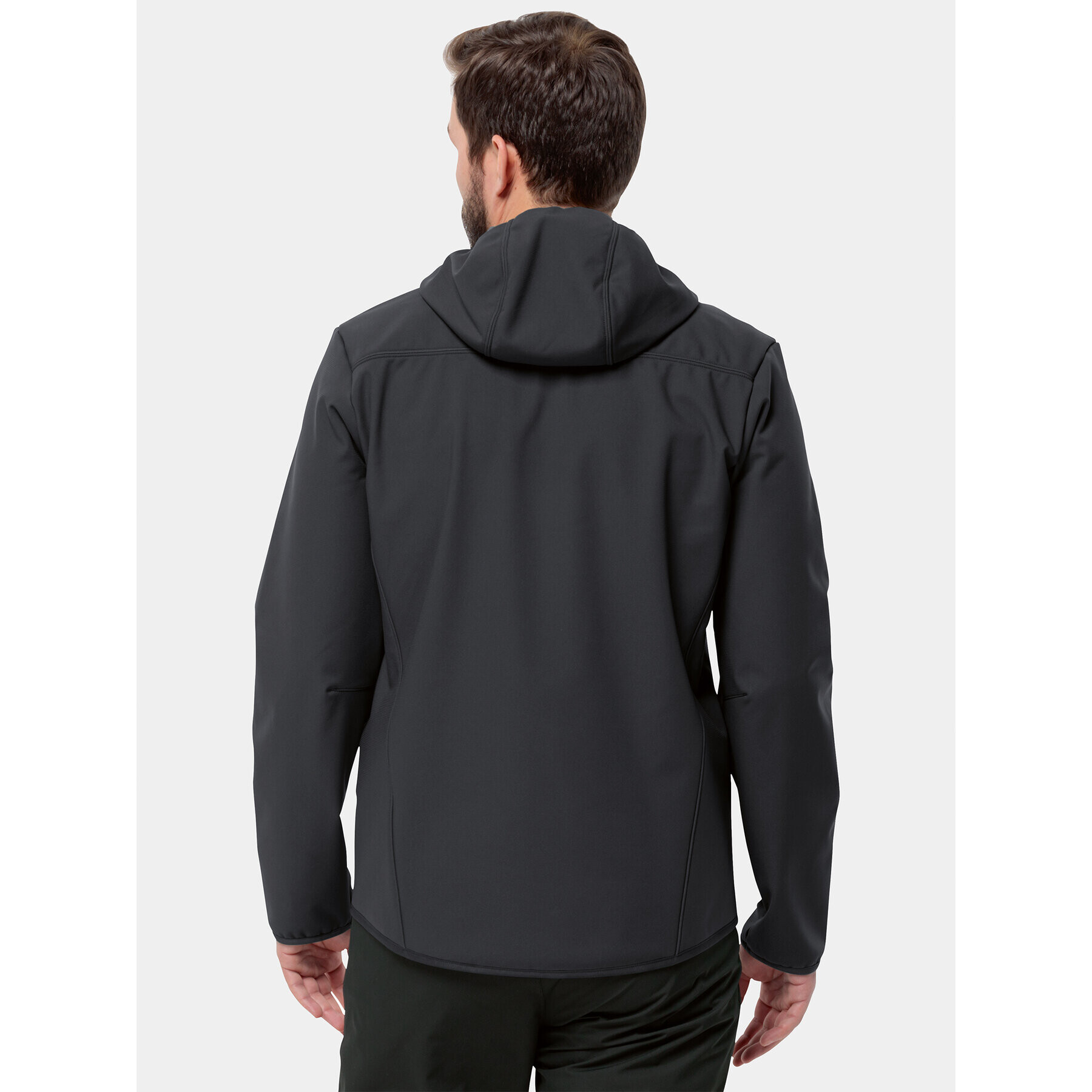 Jack Wolfskin Яке softshell Bornberg Hoody 1307471 Черен Regular Fit - Pepit.bg