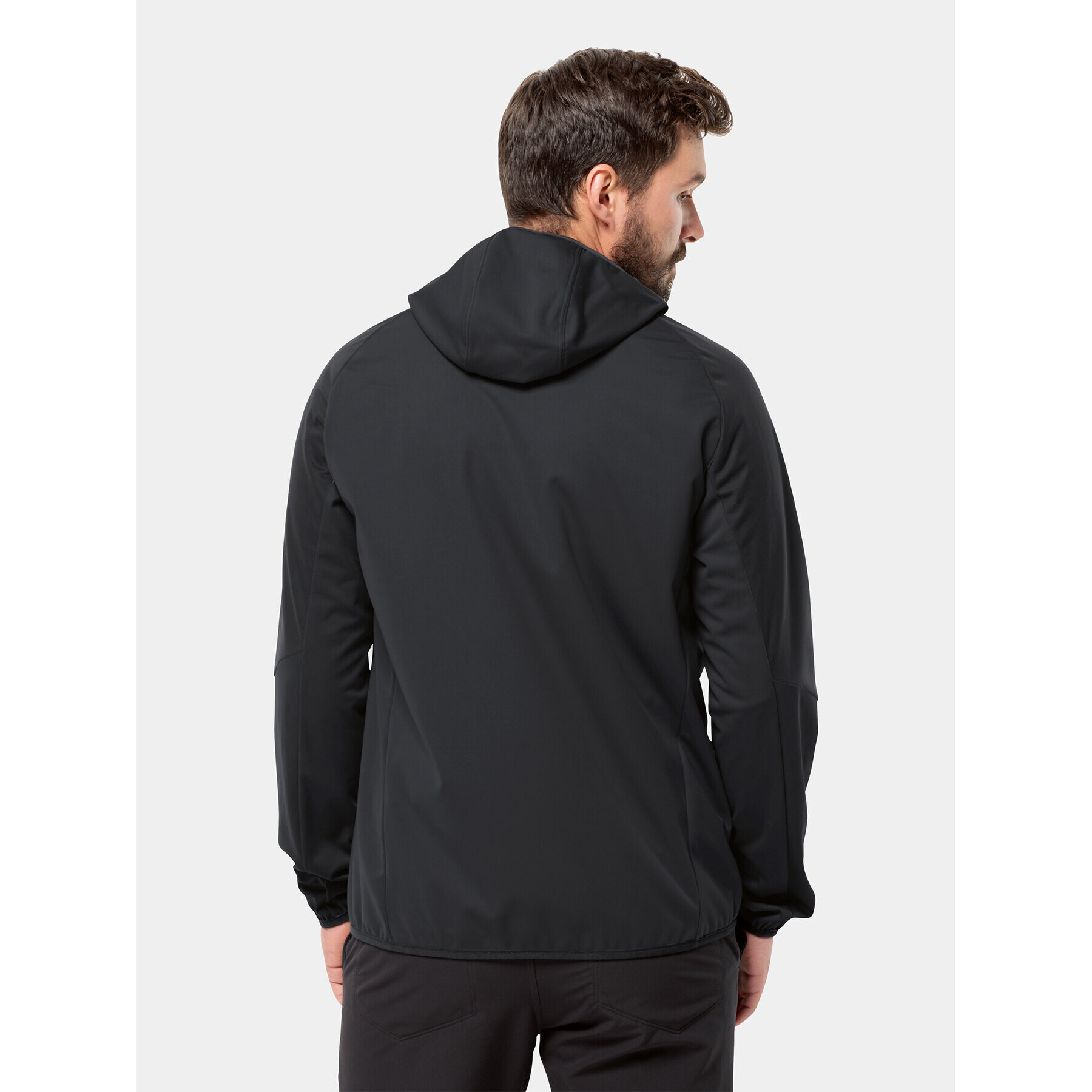 Jack Wolfskin Яке softshell Feldberg Hoody 1306922 Черен Regular Fit - Pepit.bg