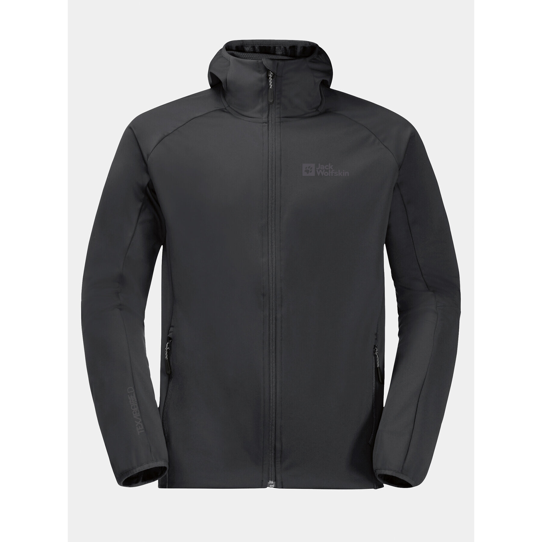 Jack Wolfskin Яке softshell Feldberg Hoody 1306922 Черен Regular Fit - Pepit.bg