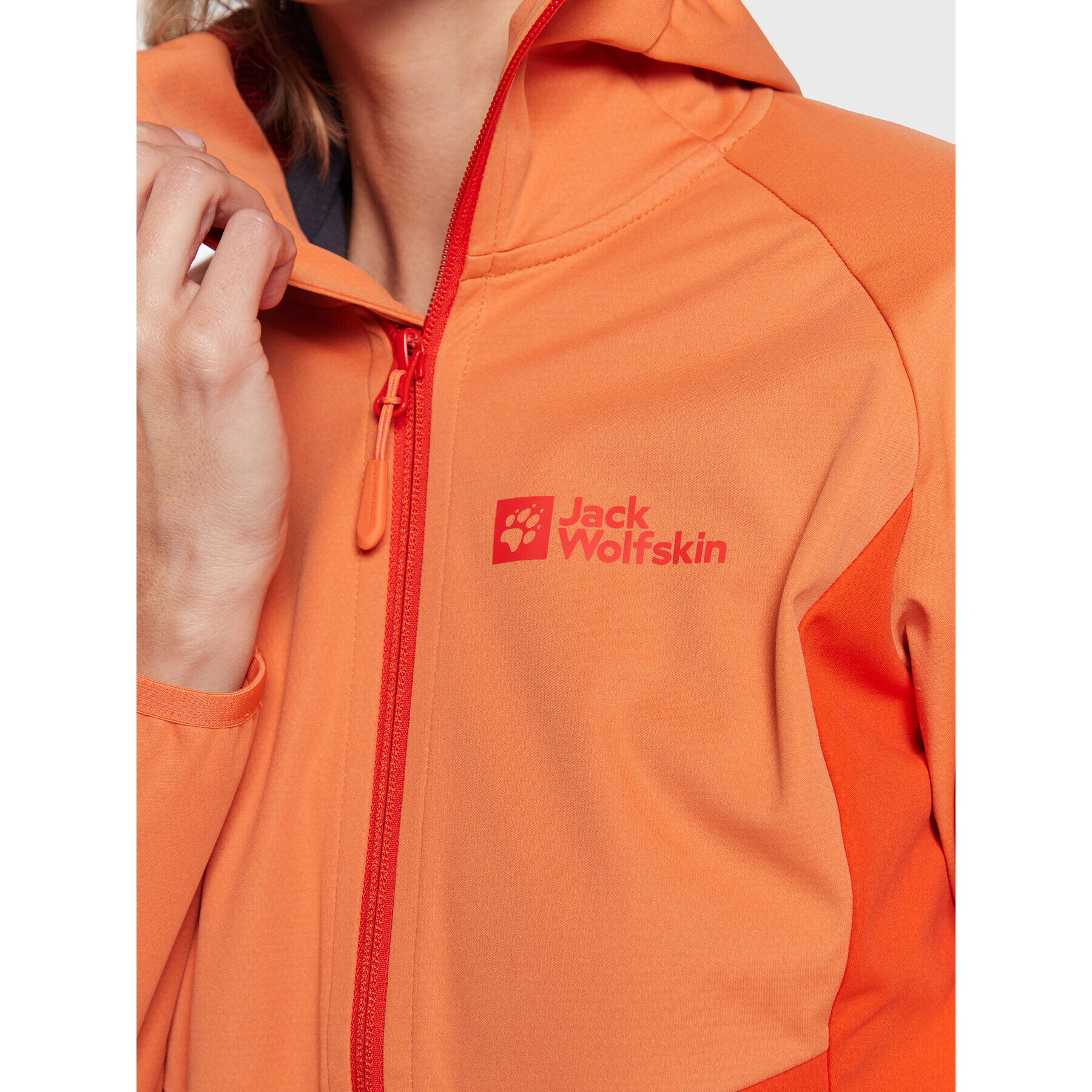 Jack Wolfskin Яке softshell Go Hike 1306862 Оранжев Regular Fit - Pepit.bg