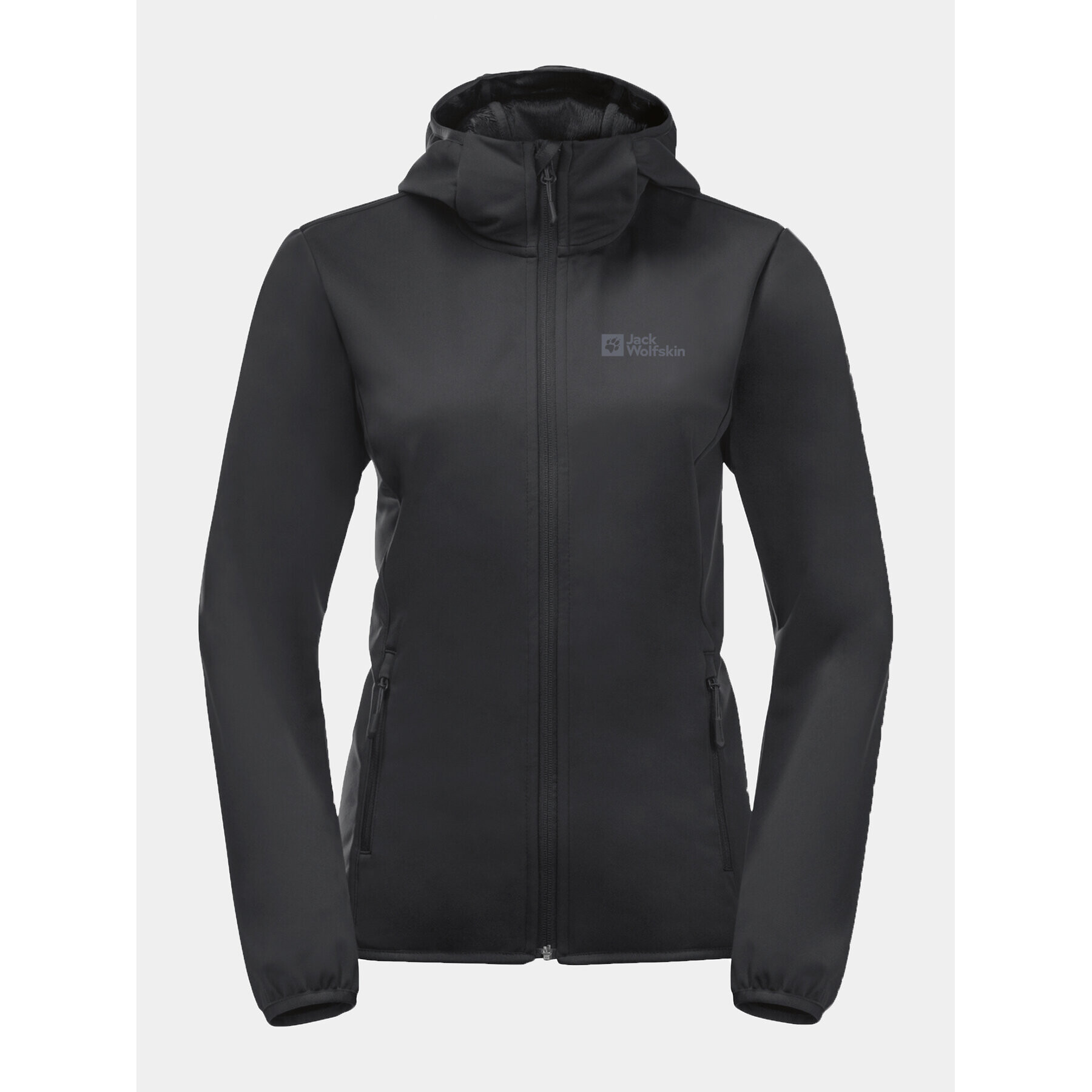Jack Wolfskin Яке softshell Windhain Hoody 1307481 Черен Regular Fit - Pepit.bg