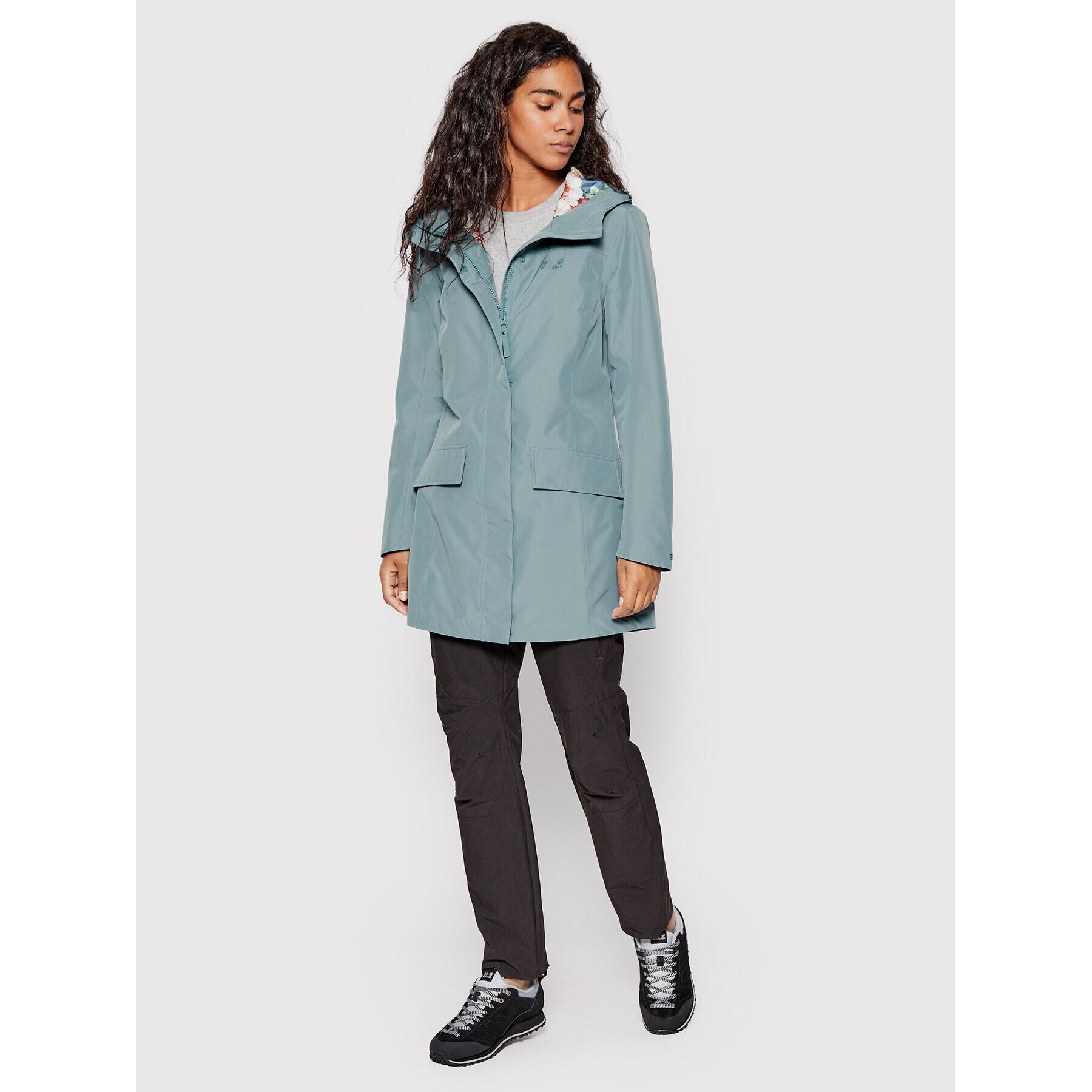 Jack Wolfskin Яке за дъжд Cape York Paradise 1111244 Син Regular Fit - Pepit.bg
