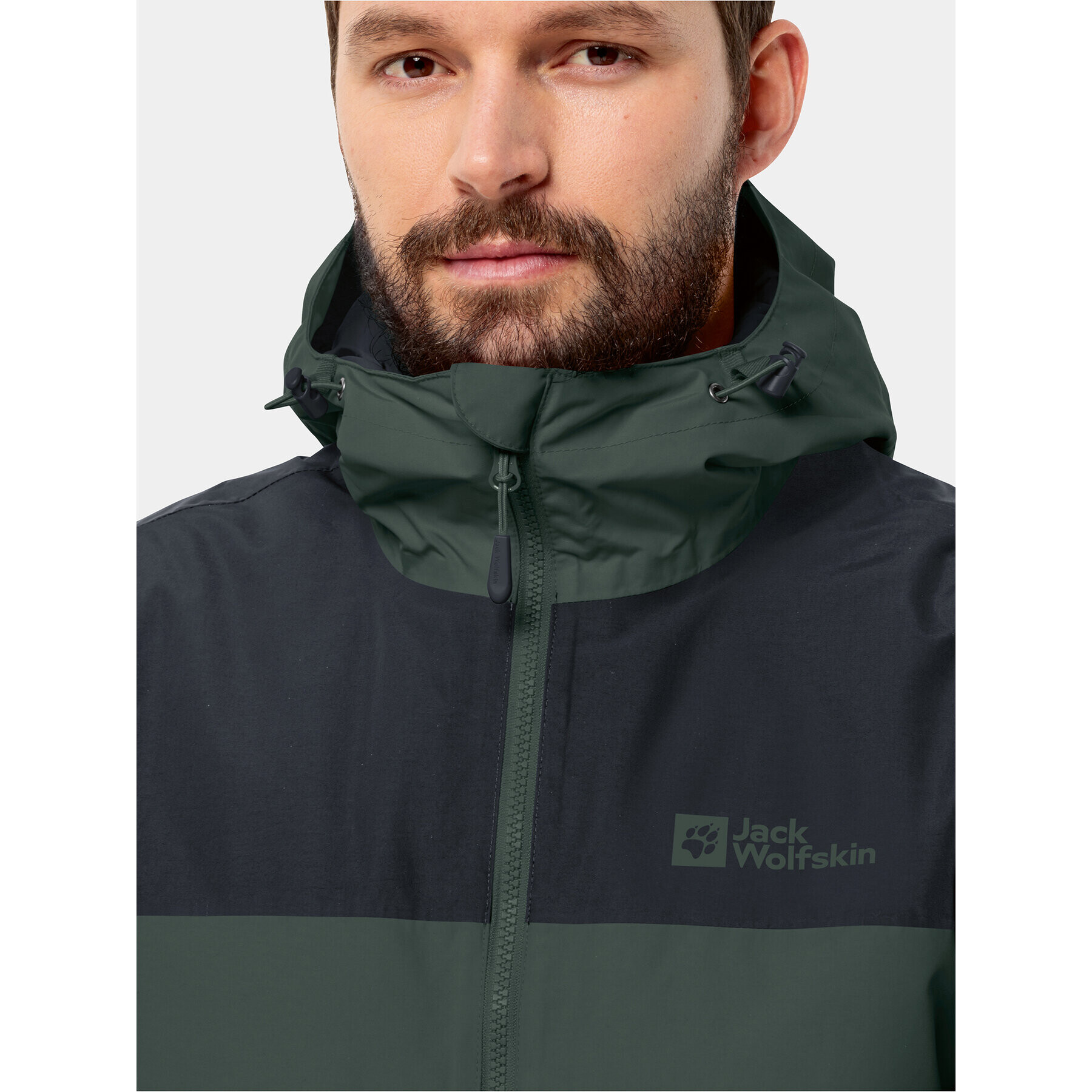 Jack Wolfskin Яке за дъжд Jasper Ins Jkt 1114321 Каки Regular Fit - Pepit.bg