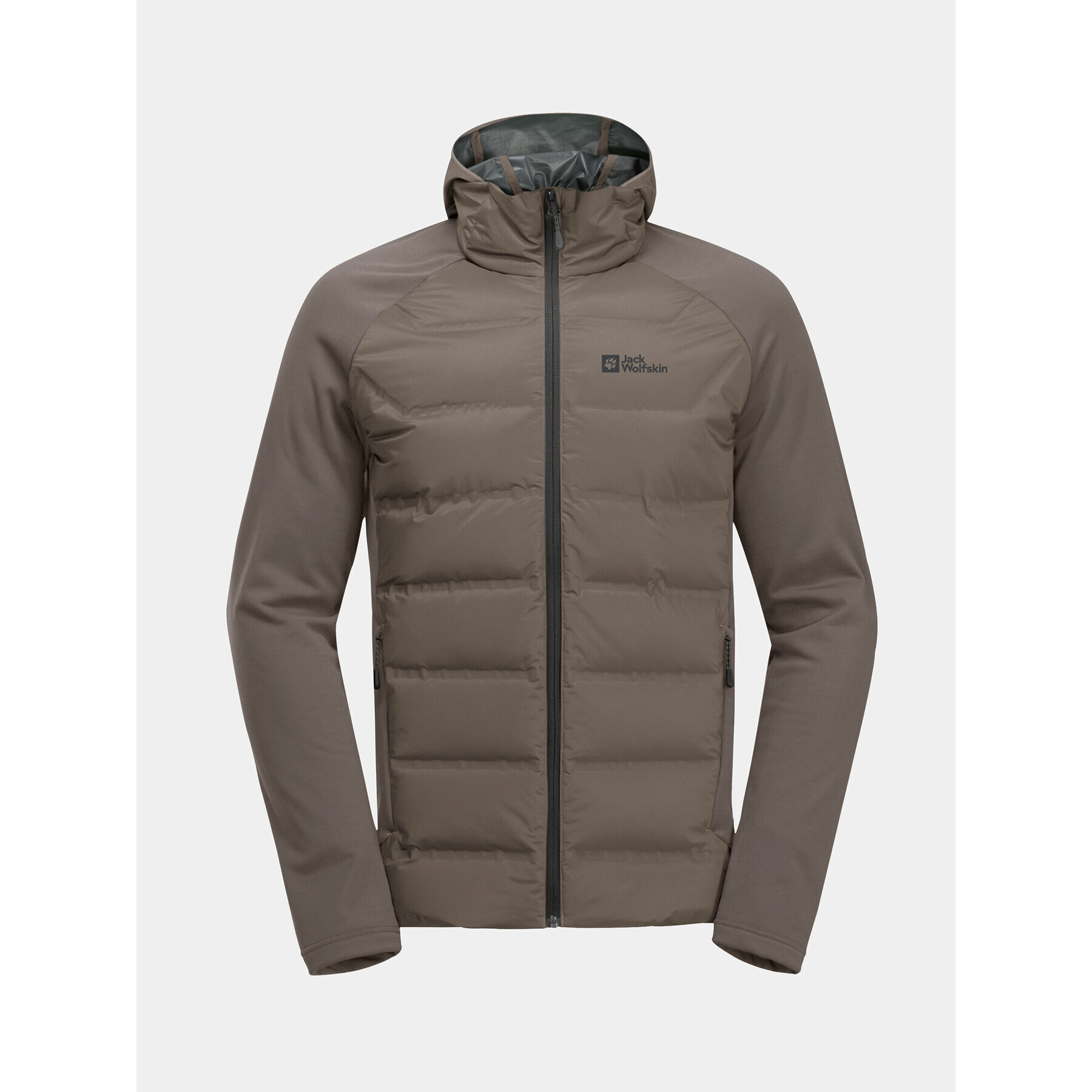 Jack Wolfskin Outdoor яке Tasman Down Hybrid 1711411 Кафяв Regular Fit - Pepit.bg