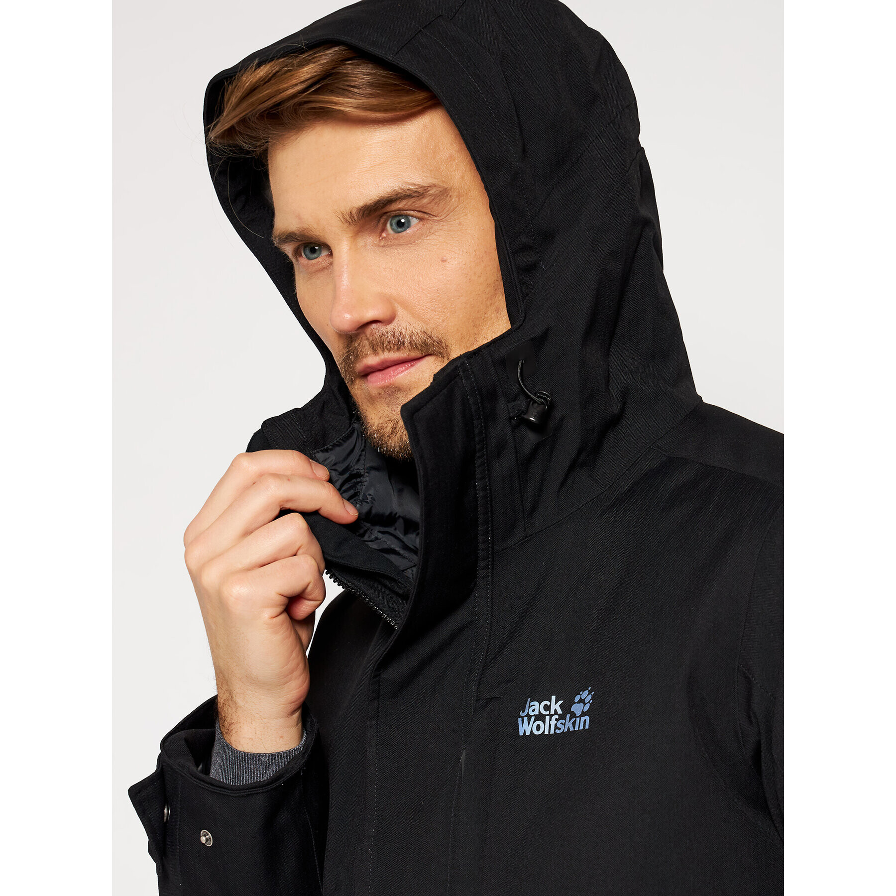 Jack Wolfskin Outdoor яке West Coast 1110811 Черен Regular Fit - Pepit.bg