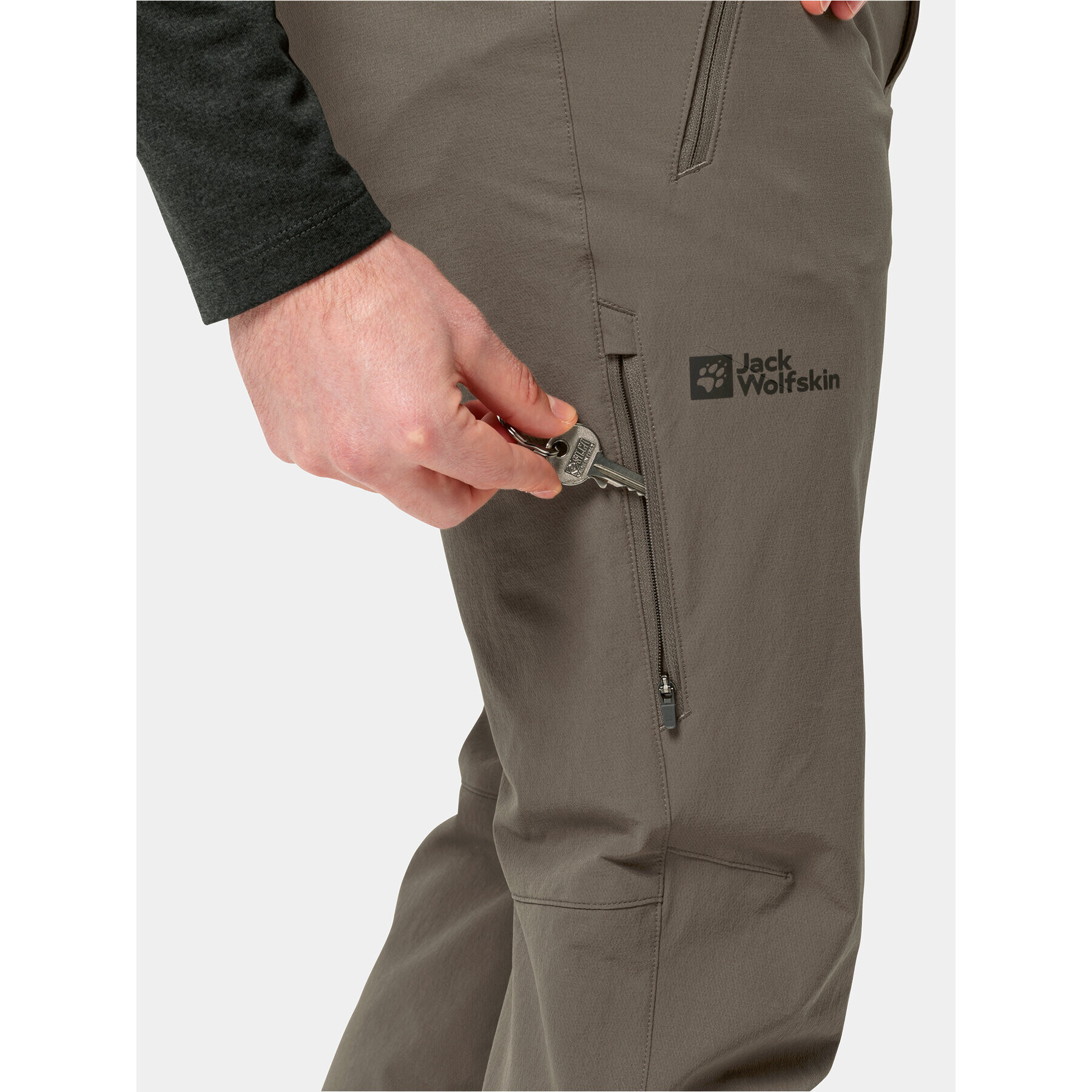 Jack Wolfskin Outdoor панталони Activate Xt Pants 1503755 Кафяв Regular Fit - Pepit.bg