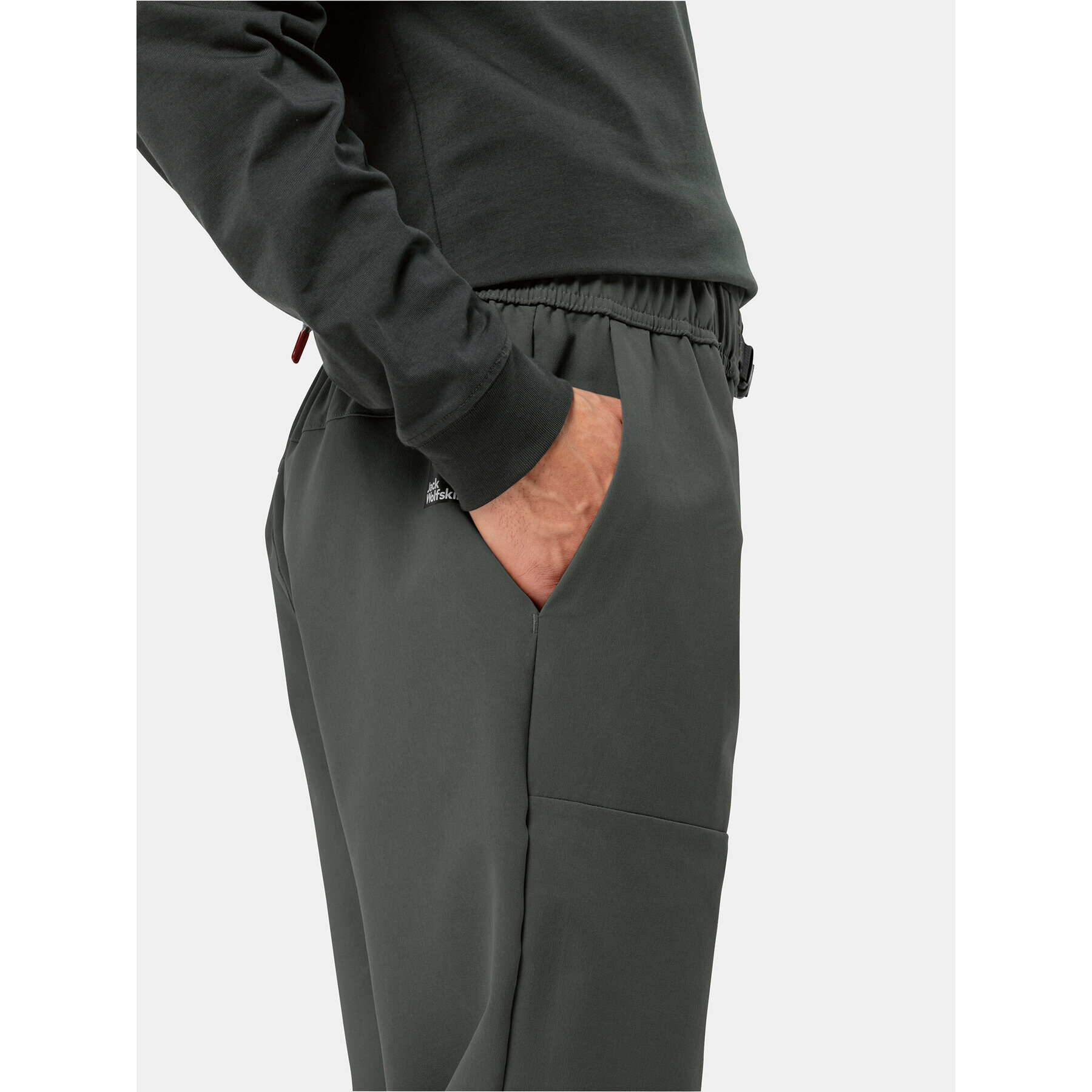 Jack Wolfskin Outdoor панталони Kiebitzweg Pants 1508471 Черен Regular Fit - Pepit.bg