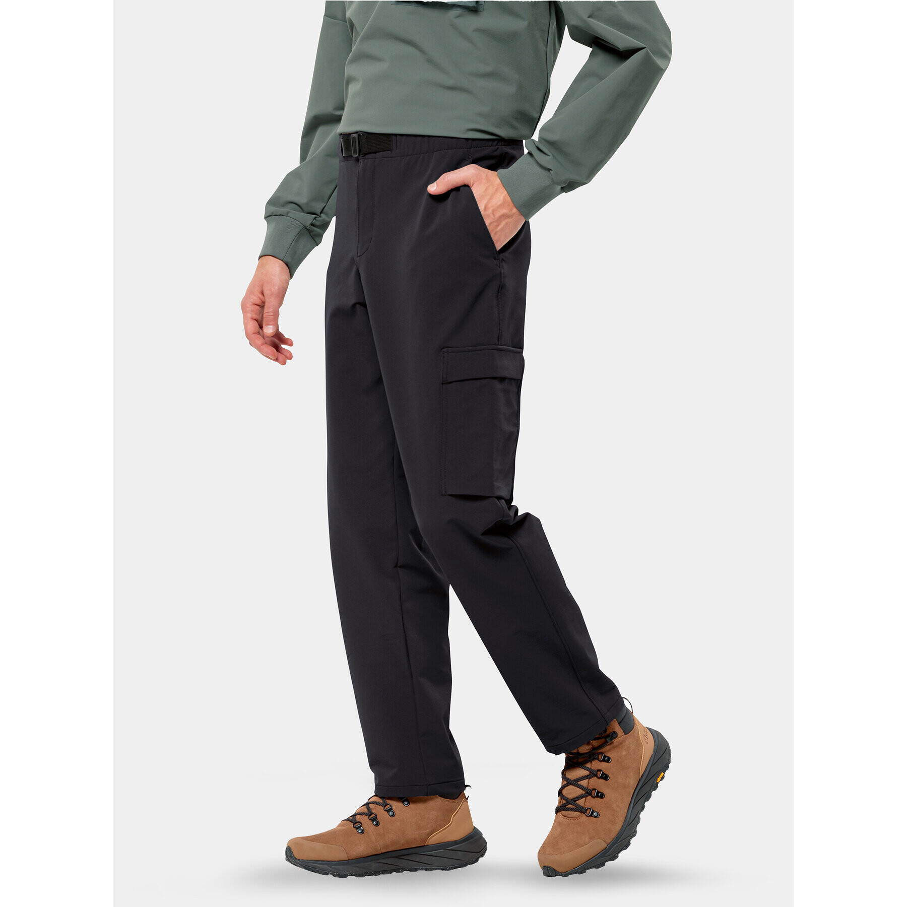 Jack Wolfskin Outdoor панталони Wandermood Pants 1508401 Черен Regular Fit - Pepit.bg