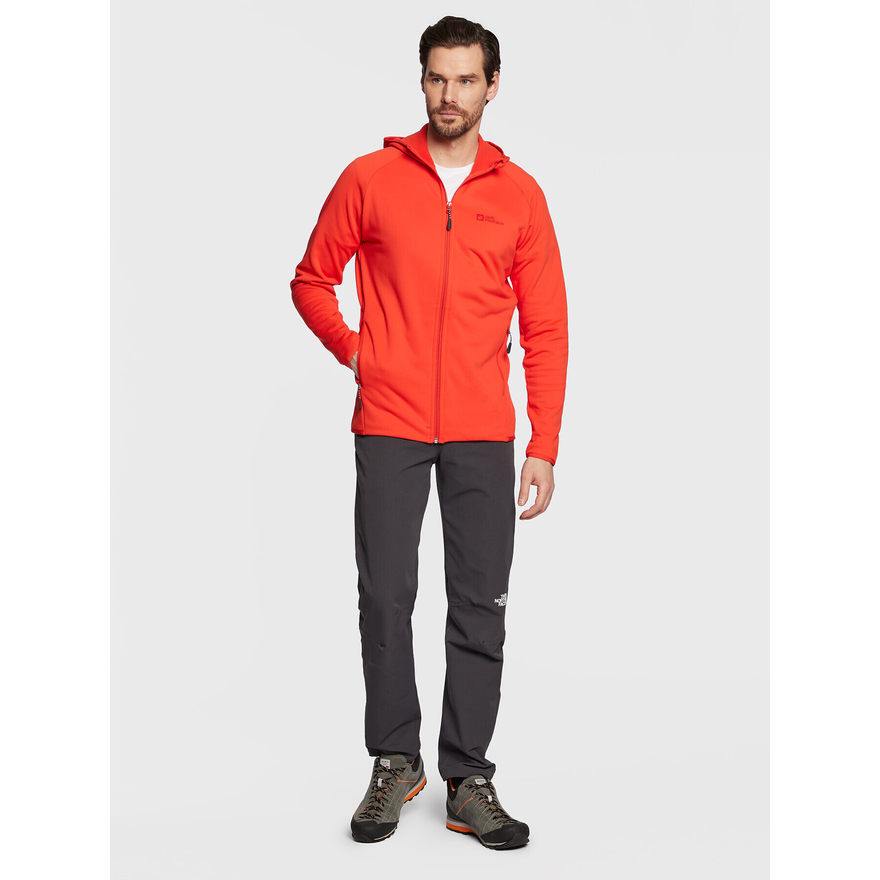 Jack Wolfskin Полар Baiselberg 1710541 Червен Regular Fit - Pepit.bg