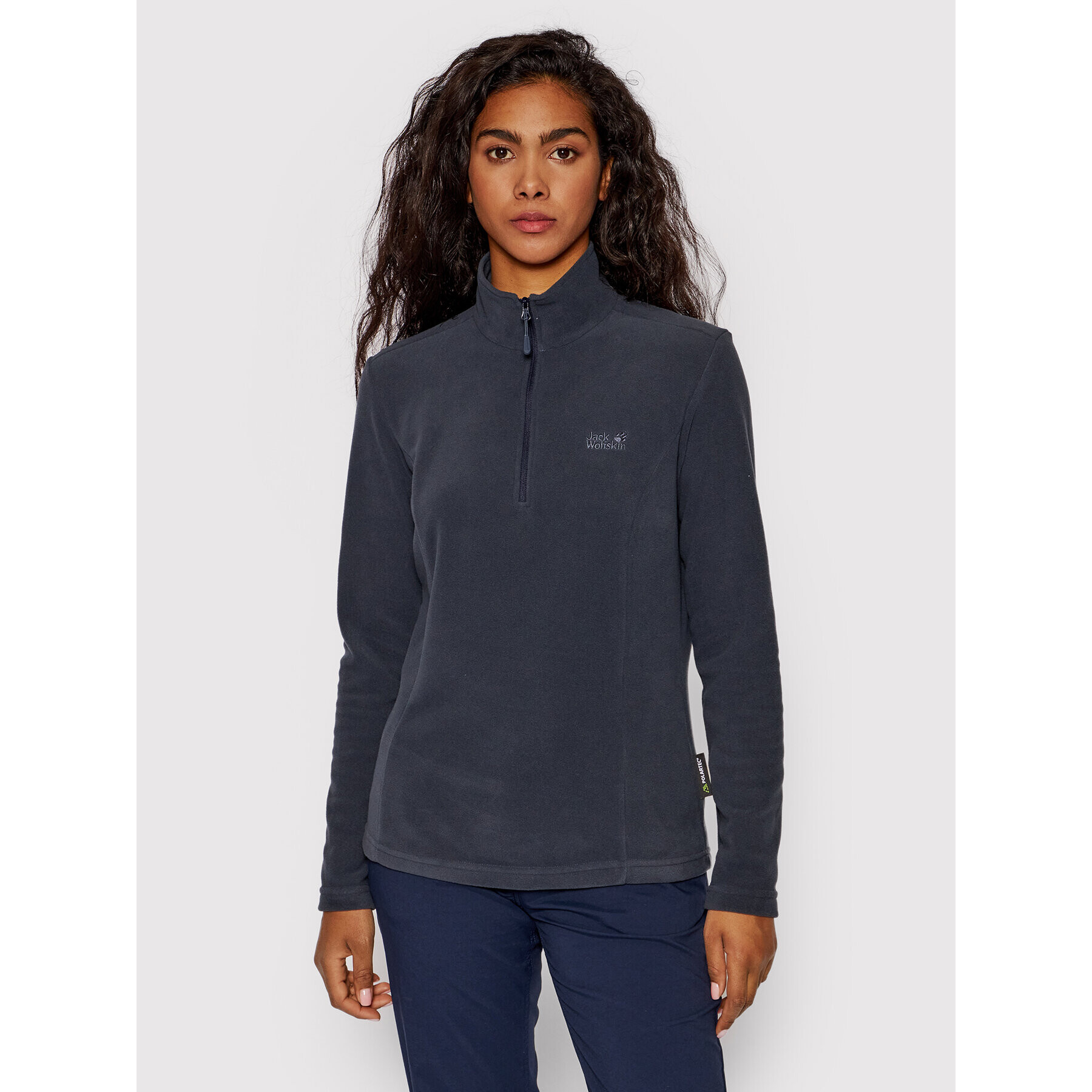 Jack Wolfskin Полар Gecko W 1709531 Сив Regular Fit - Pepit.bg