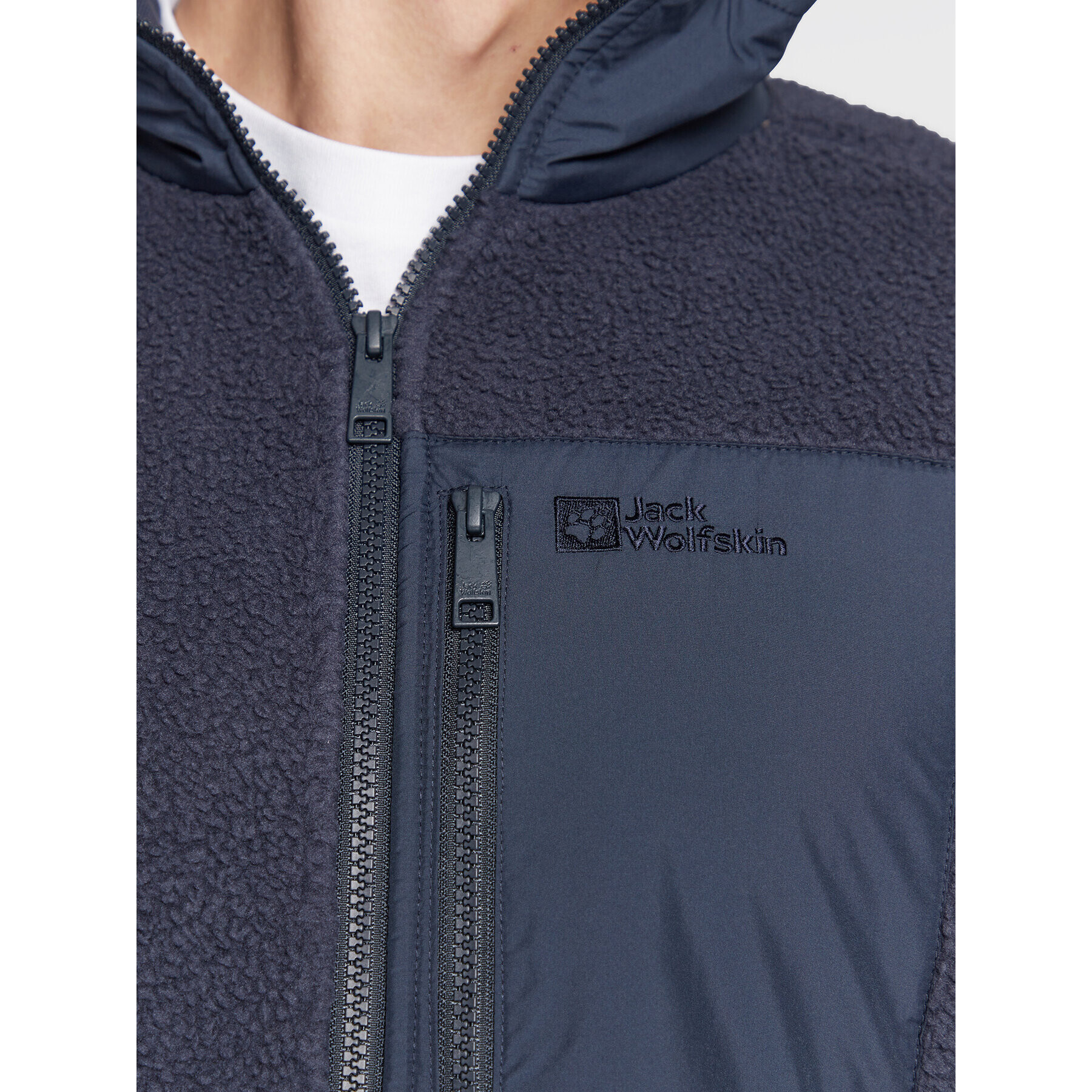 Jack Wolfskin Полар Kingsway 1709002 Тъмносин Regular Fit - Pepit.bg