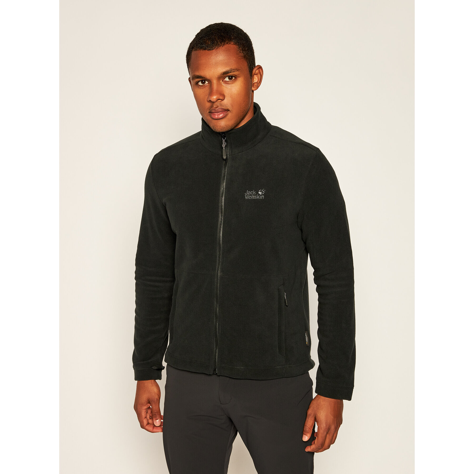 Jack Wolfskin Полар Kiruna 1704672 Черен Regular Fit - Pepit.bg