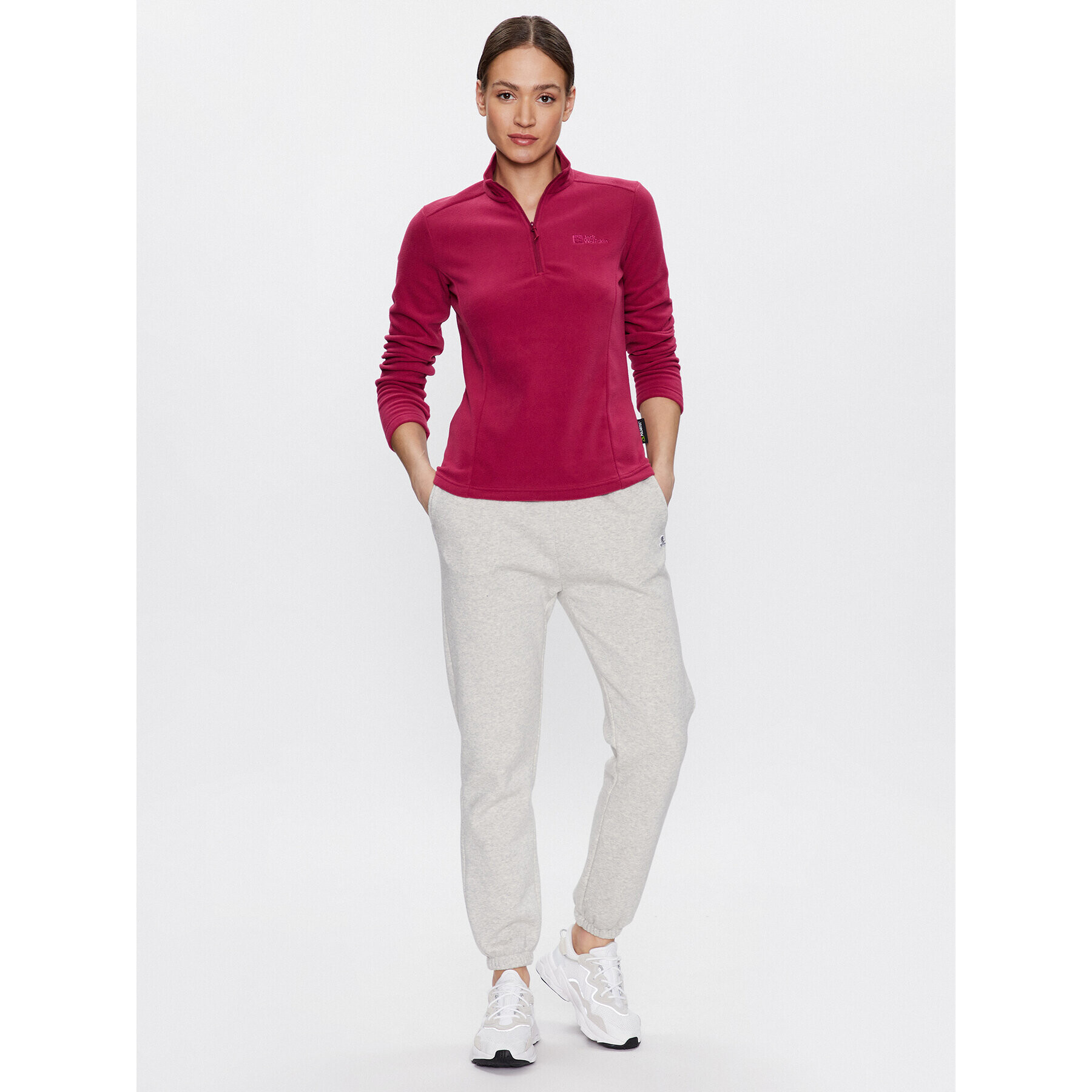 Jack Wolfskin Полар Taunus 1709532 Бордо Regular Fit - Pepit.bg